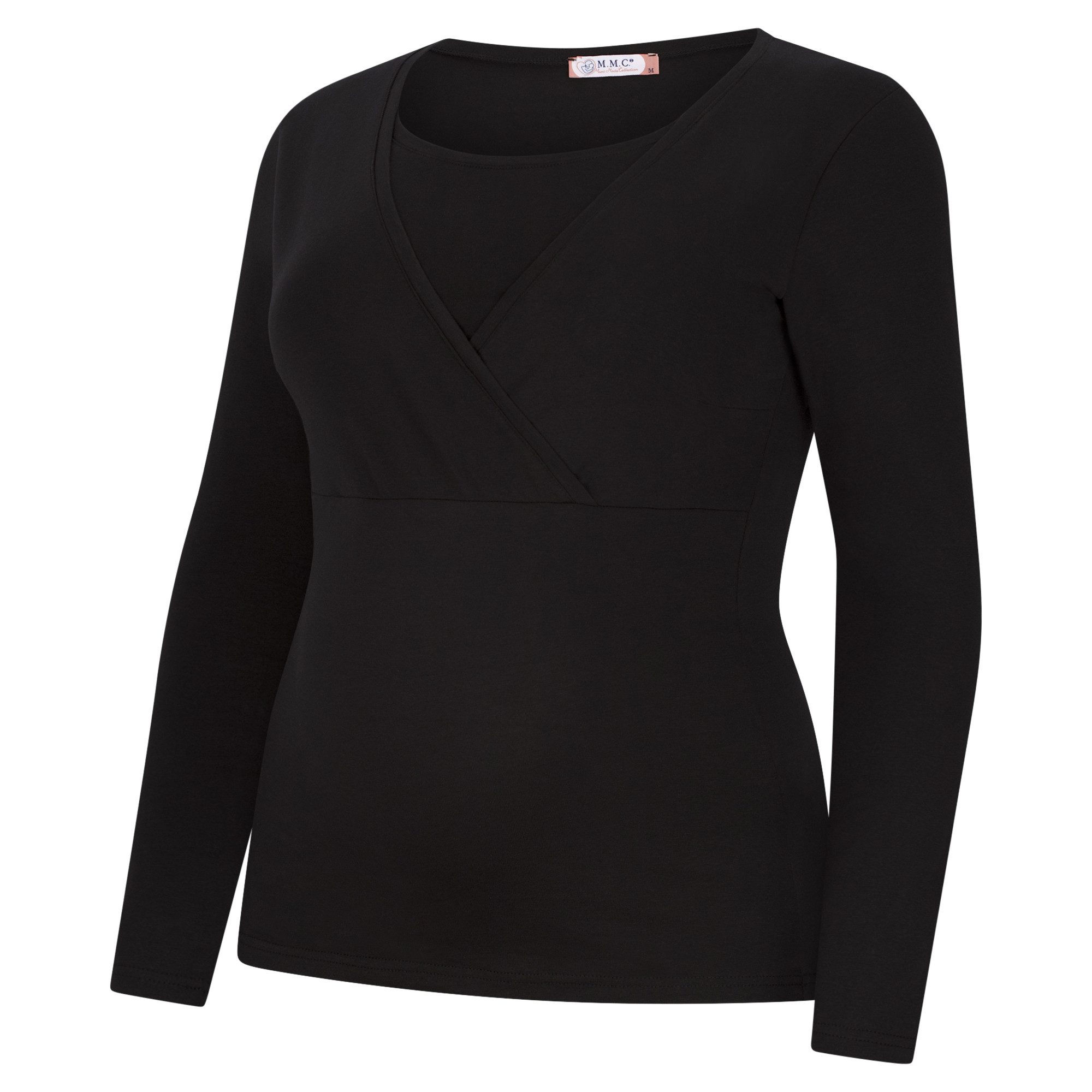 M.M.C. Stillshirt Langarm Umstandsshirt 3er Set Stillmode (3-tlg) Umstandsmode