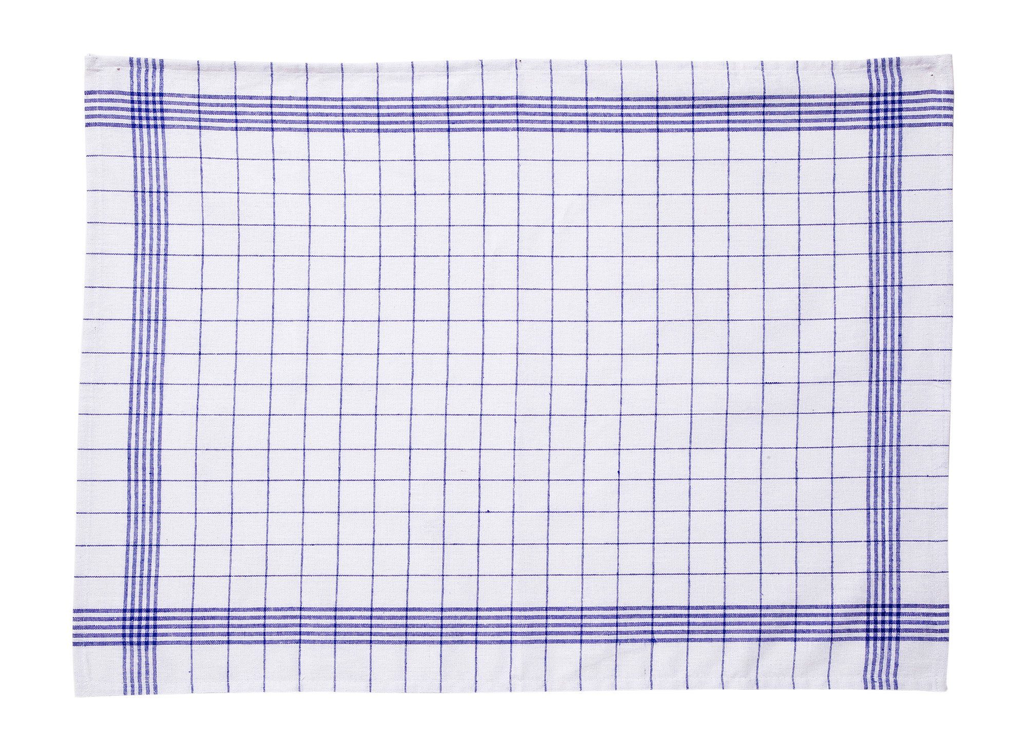 Hometex Premium Textiles Geschirrtuch Trockentuch, einsetzbares Vielfältig 10er 50x70 Blau/Rot-Weiß Allzweck-Tücher aus Premium-Qualität kariert Set 100% cm Baumwolle, 