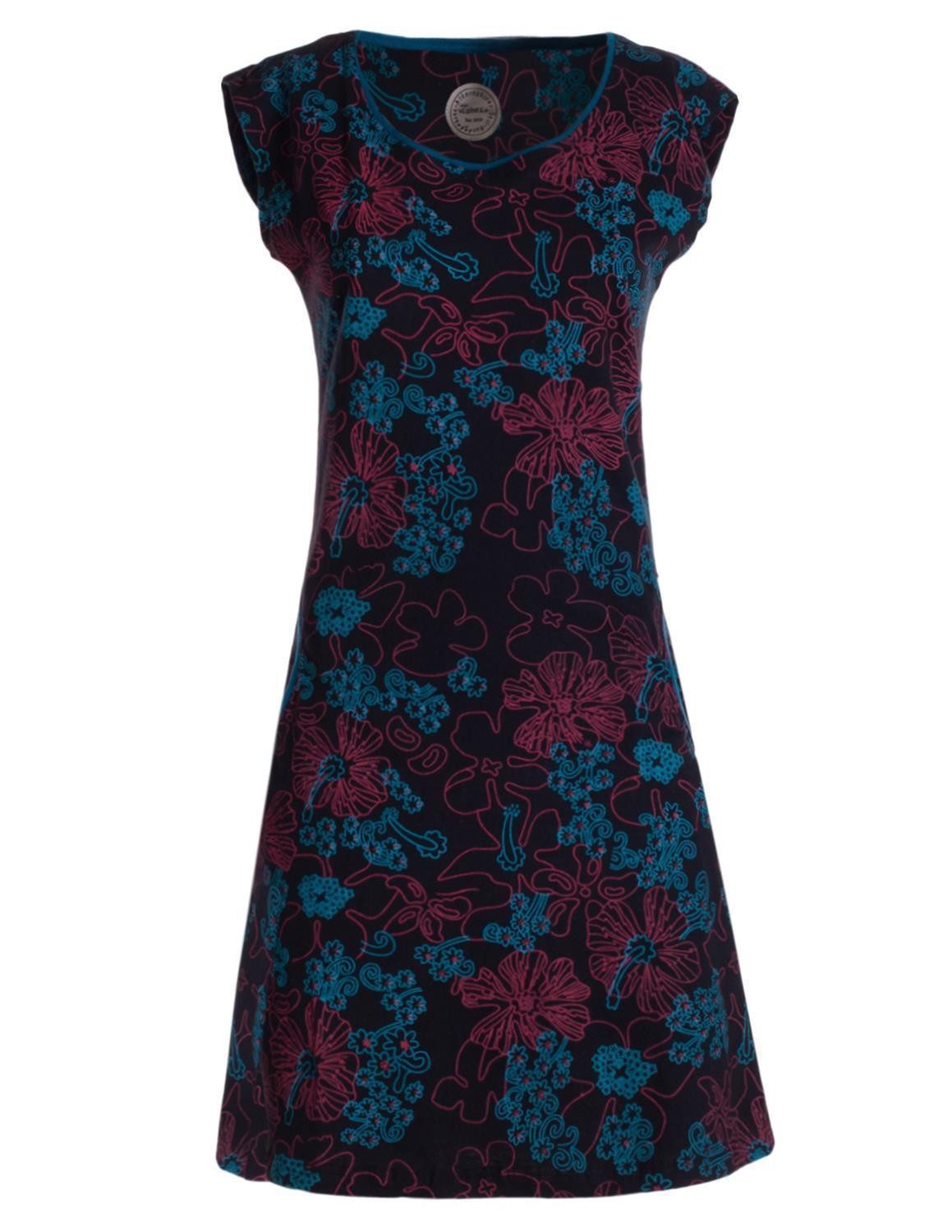 Vishes Tunikakleid Kurzarm Damen Sommer-Kleid Longshirt-Kleid günstig online kaufen