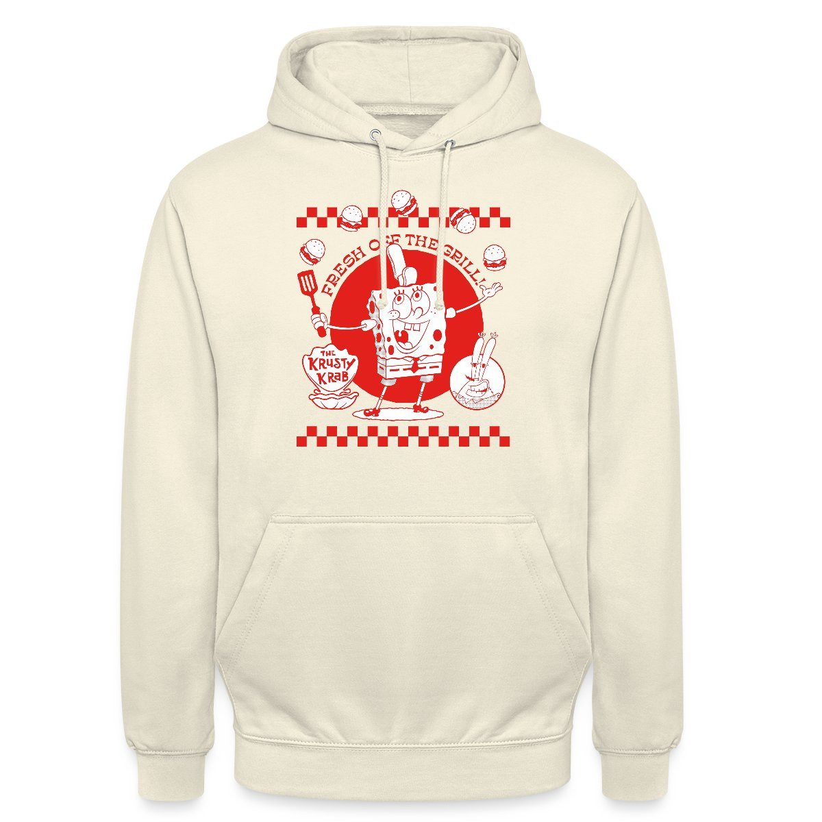Hoodie Spongebob Schwammkopf Fresh Off The Grill Unisex Hoodie
