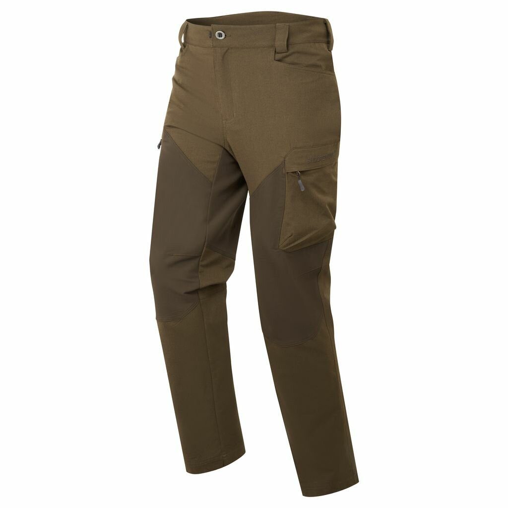 Shooterking® Outdoorhose SHOOTERKING Huntflex Stalker Stretchhose Olive/ Braun