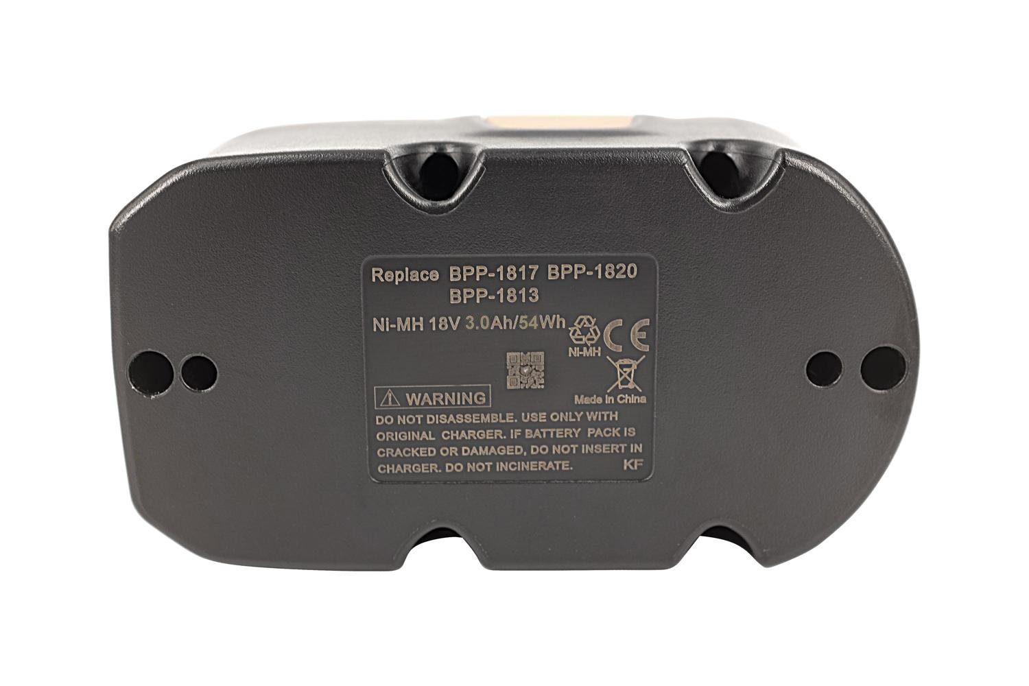 CAP1801M, RYOBI 3000mAh 18V CCS-1801/LM, CCC-1801M, CCS-1801/DM, CCS-1801D, CCG1802M, CCG1801M, CCC1801M, Ni-MH CCG-1801M, BID1821M, BID1821, BID-1801M, PowerSmart BID-180L, Akku CCS1801LM für CAP-1801M,