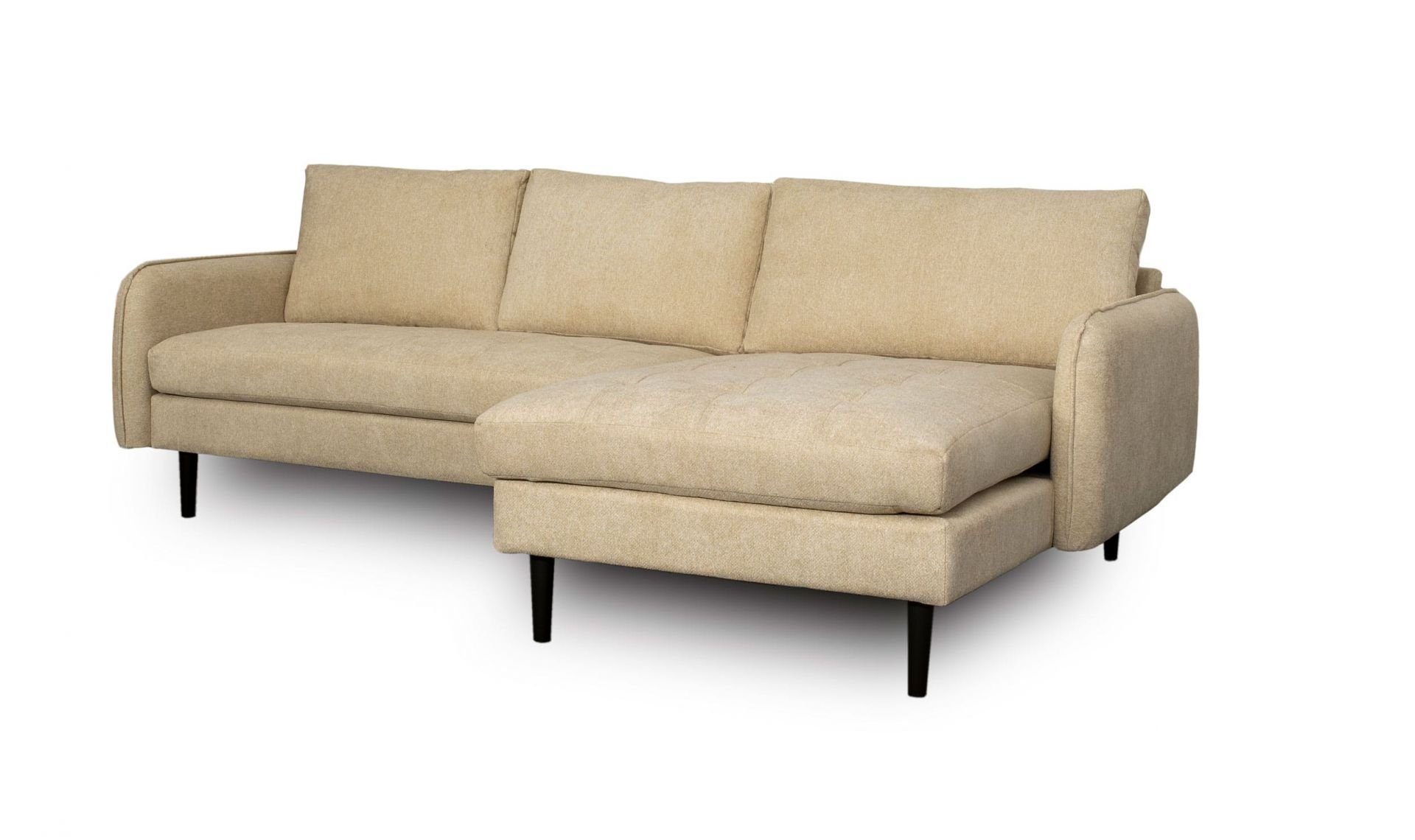 LC Home Sofa creme Orleans« Ecksofa Sitzecke Ecksofa 124x154x86cm Couch »New