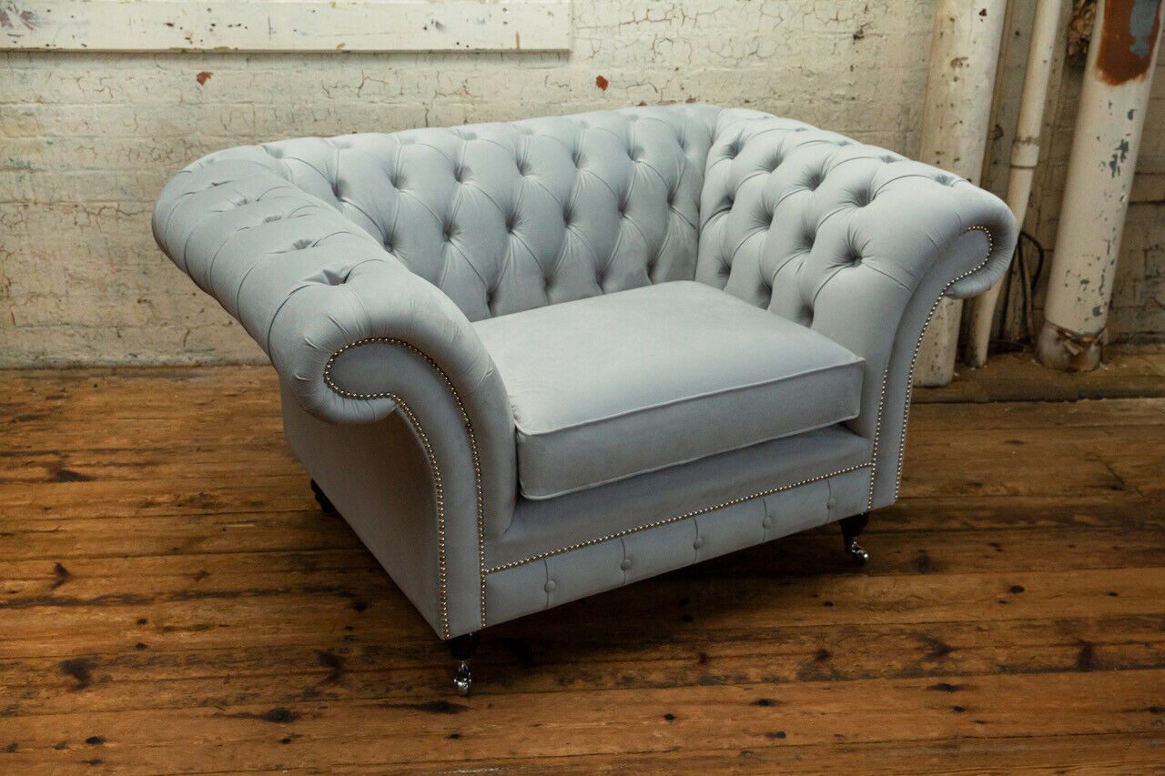 Xlmoebel Sessel Luxus-Textilsessel im modernen Lounge-Club-Stil für entspannte Abende (Sofa 1,5 Sitzer), Hergestellt in Europa