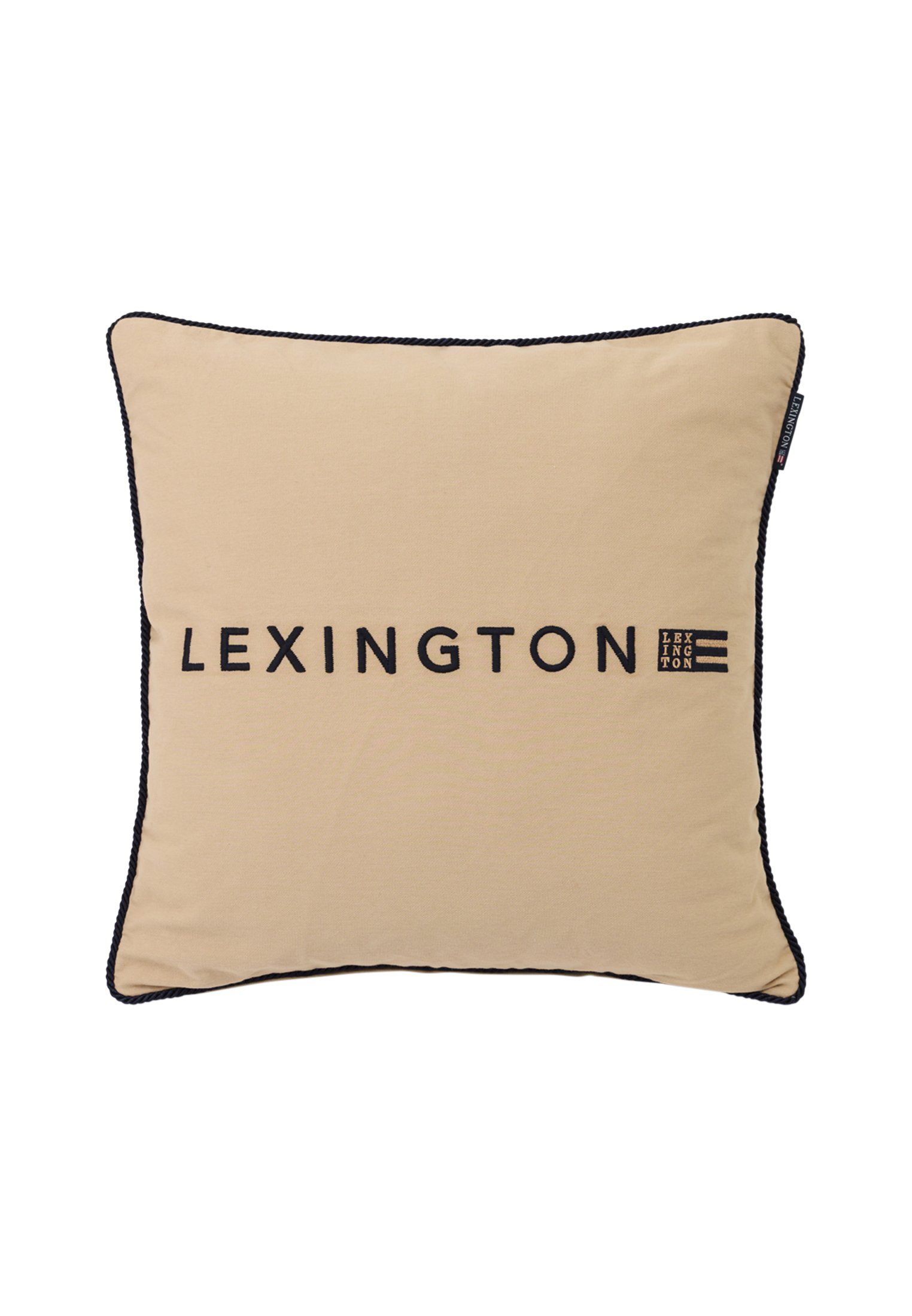 Kissenhülle Lexington Organic Twill, Cotton Logo