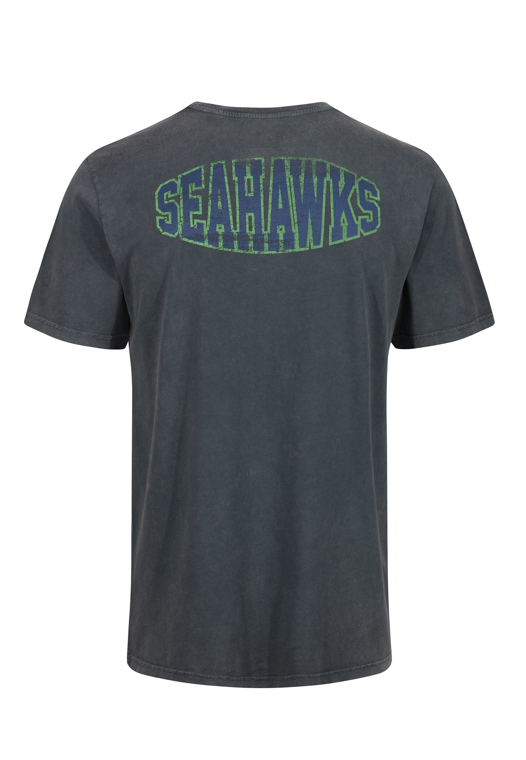 Recovered T-Shirt NFL Bio-Baumwolle SEAHAWKS COLLEGE GOTS zertifizierte