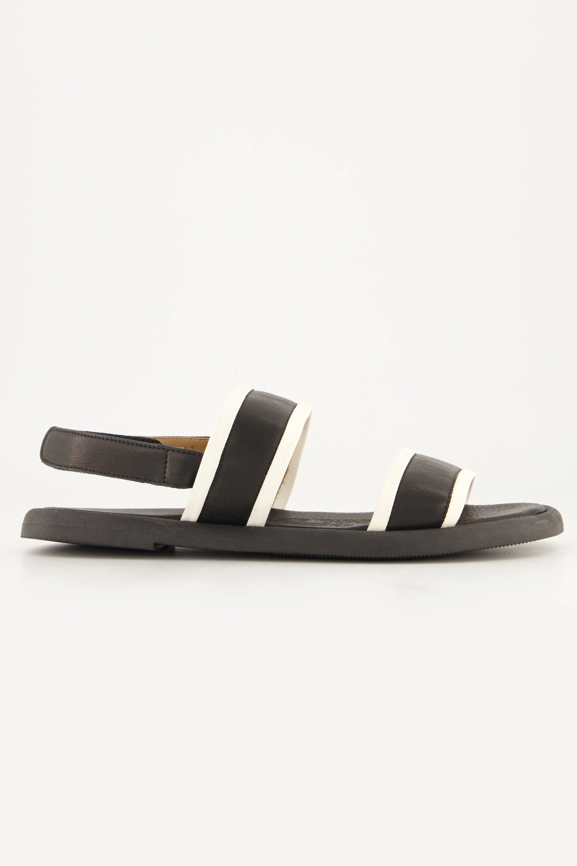 Ulla Popken Leder-Sandalen Klettriegel Weite H Sandalette