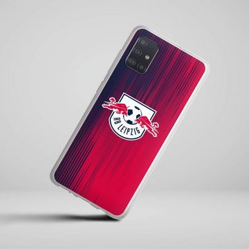 DeinDesign Handyhülle Wappen RB Leipzig Offizielles Lizenzprodukt RB Leipzig Blau Rot, Samsung Galaxy A51 Silikon Hülle Bumper Case Handy Schutzhülle