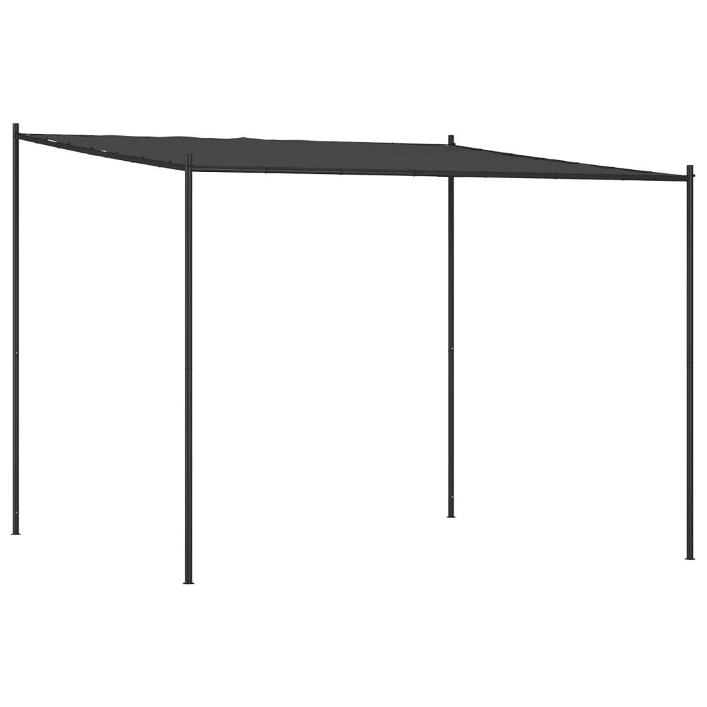 vidaXL Partyzelt Pavillon Anthrazit 3x3 m 180 g/m² Stoff und Stahl