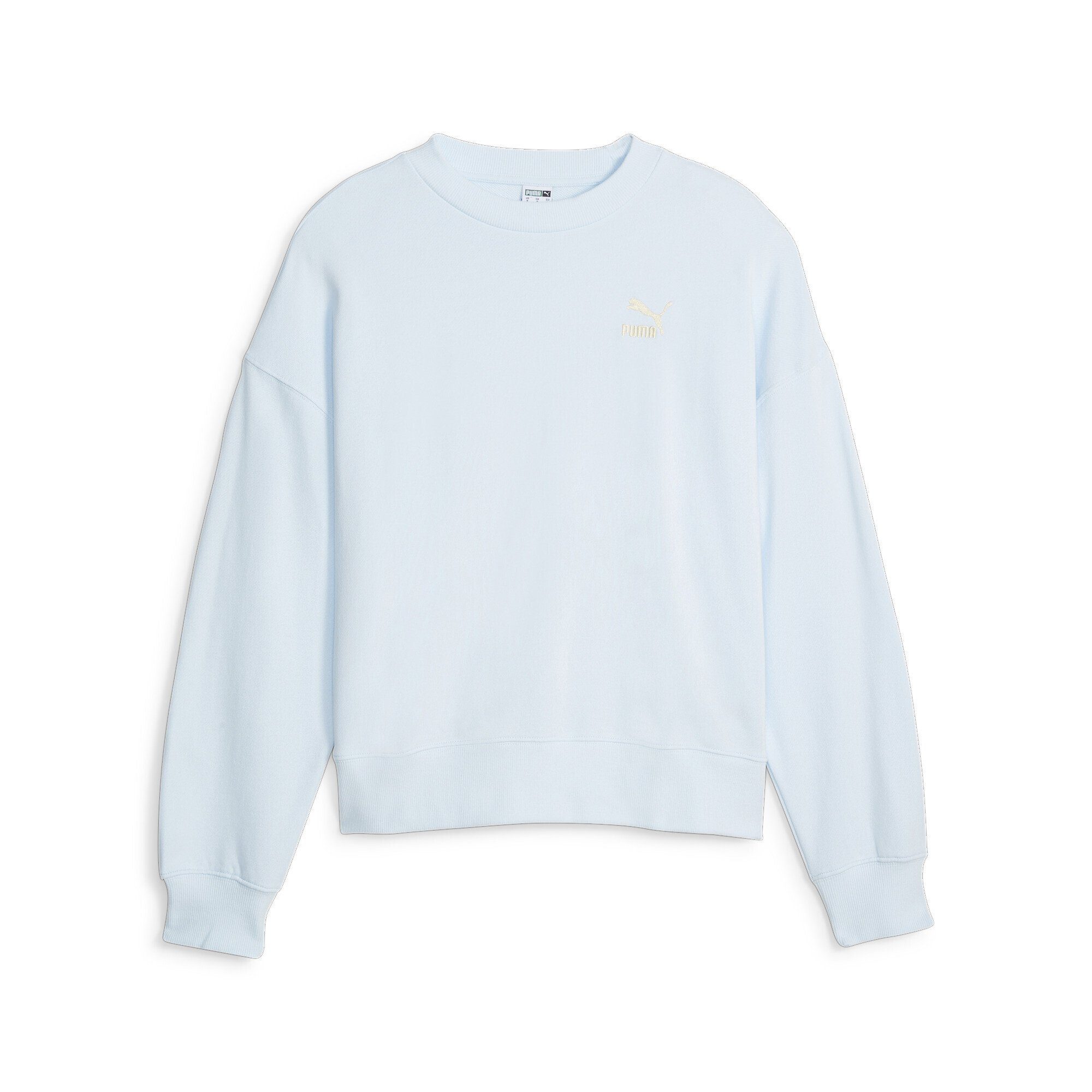 PUMA Sweatshirt CLASSICS Oversized Sweatshirt Damen Icy Blue