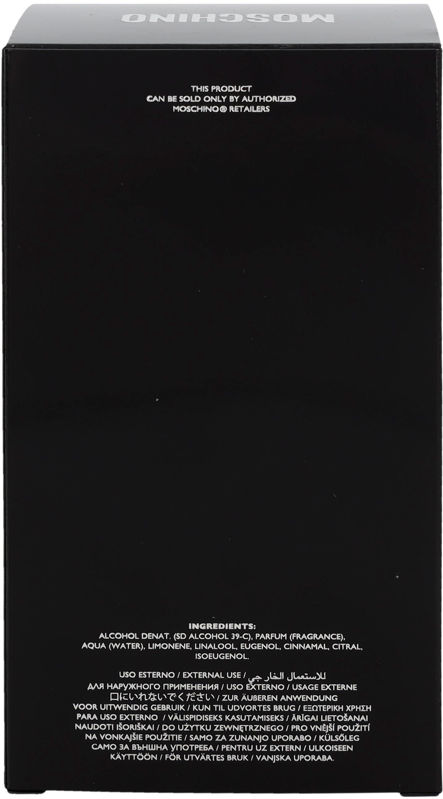 Moschino Eau de Parfum Toy Boy, Würziger Herrenduft mit Birne, Gewürznelke, Magnolie und Vetiver.