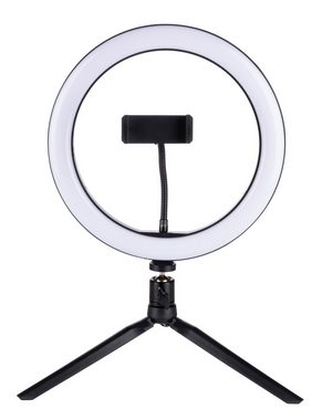 Grundig Selfie-Stick Handy Selfie Ringlicht Stativ Instagram Lampe Handyhalter beleuchtet