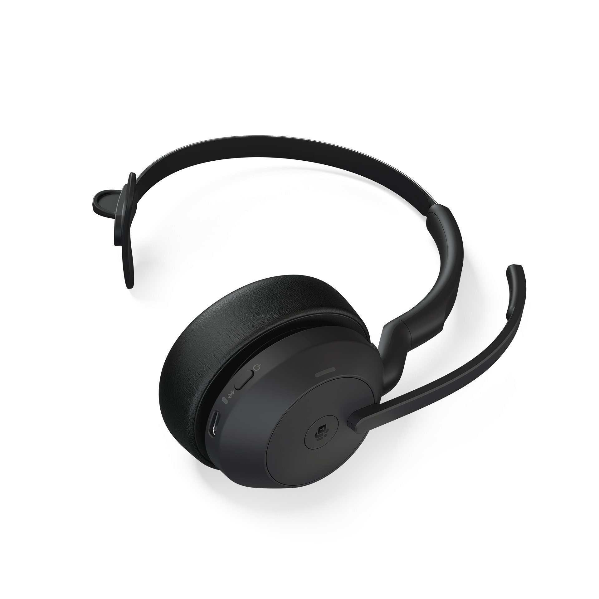 Jabra Evolve2 55 MS Kopfhörer (ANC), monaural Bluetooth, Noise (Active Cancelling USB-C)