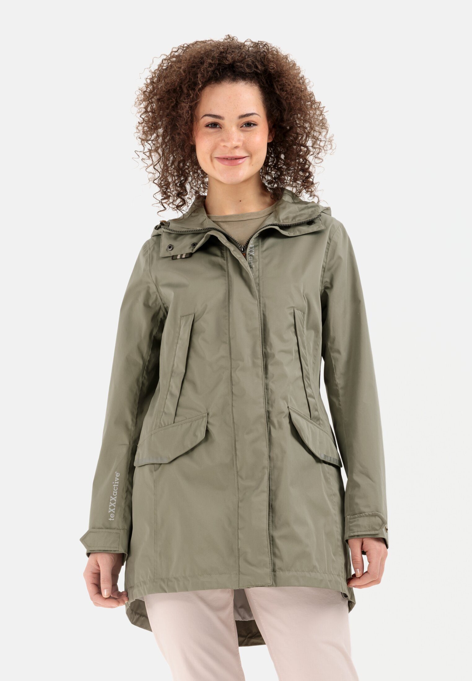 Funktionsparka aus einem Organic Cotton Mix