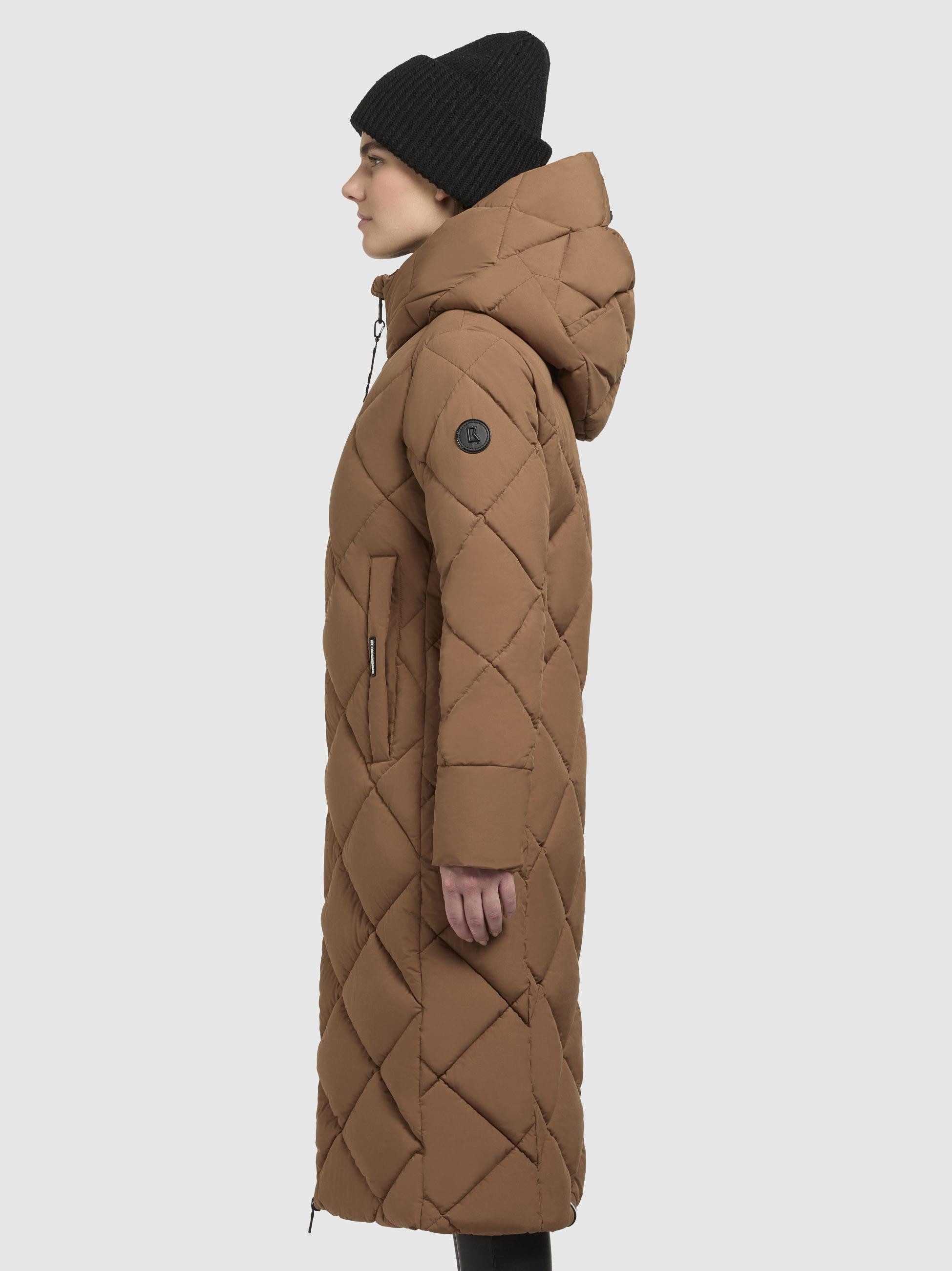 khujo Steppmantel "Elow-YM" Damen Wintermantel in Diamond-Steppung günstig online kaufen