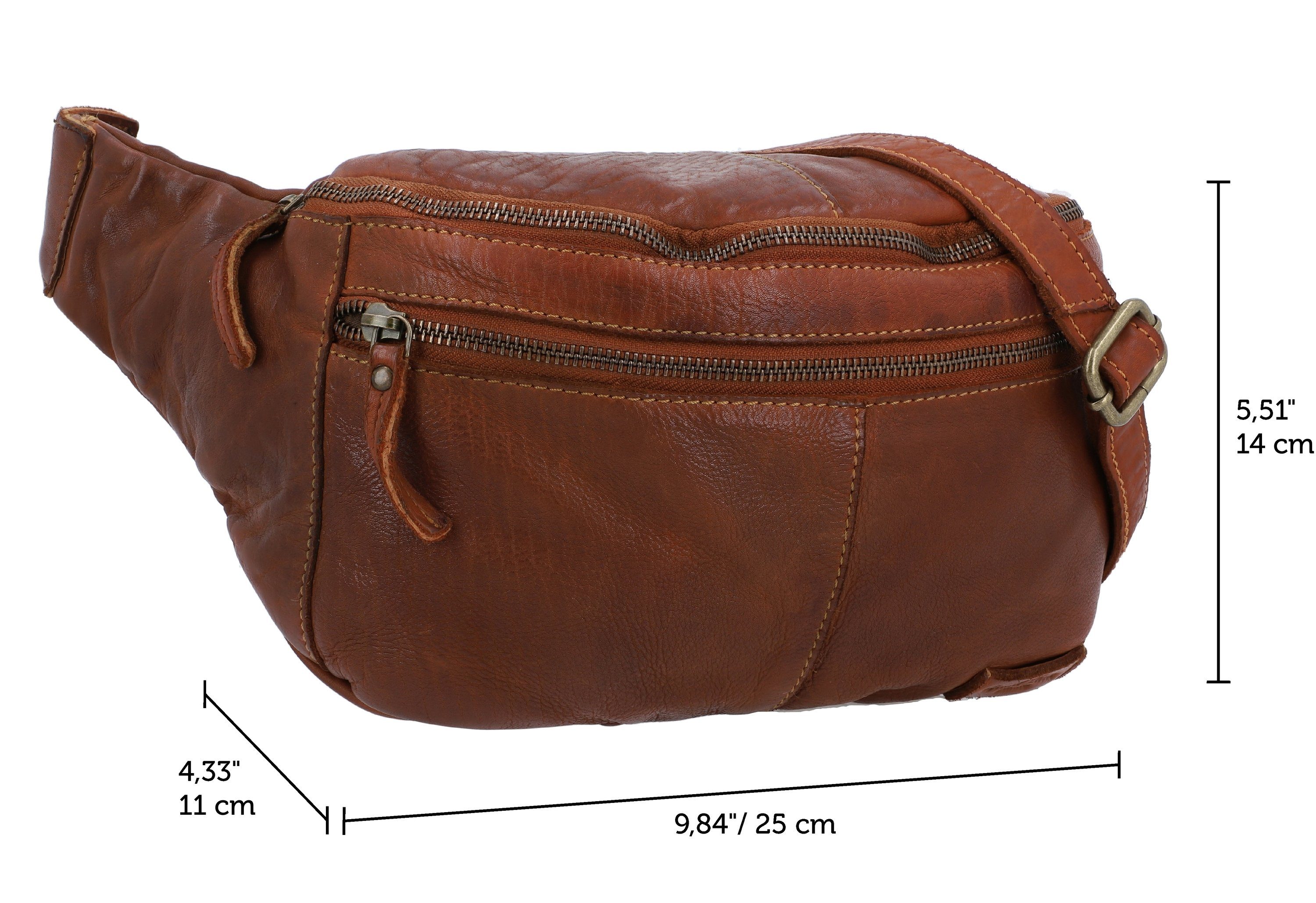 Gusti Leder Gürteltasche Gusti Leder Bauchtasche Freya (1-tlg)
