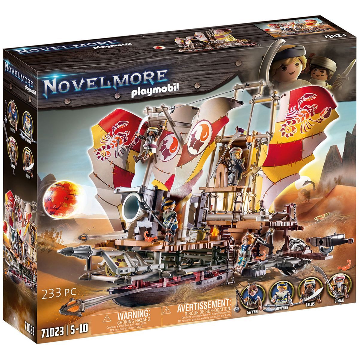 Playmobil® Spielwelt PLAYMOBIL® 71023 - Novelmore - Sal'ahari Sands - Sandsturmbrecher