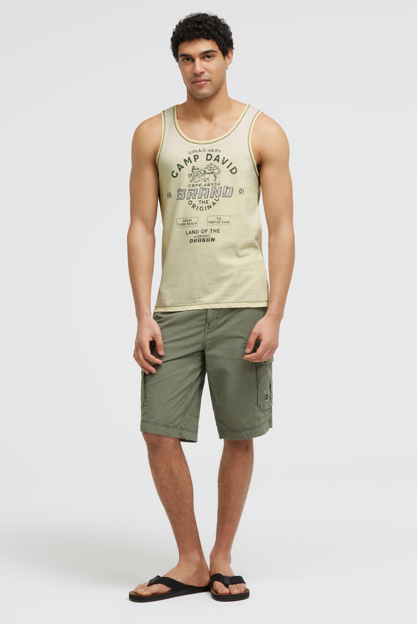 CAMP DAVID Tanktop in softer Haptik