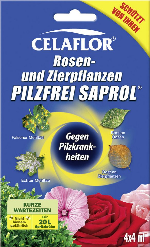 Thumbnail - Celaflor Pflanzen-Pilzfrei Celaflor Rosen- und Zierpflanzen Pilzfrei 4 x 4 ml, 0.016 l