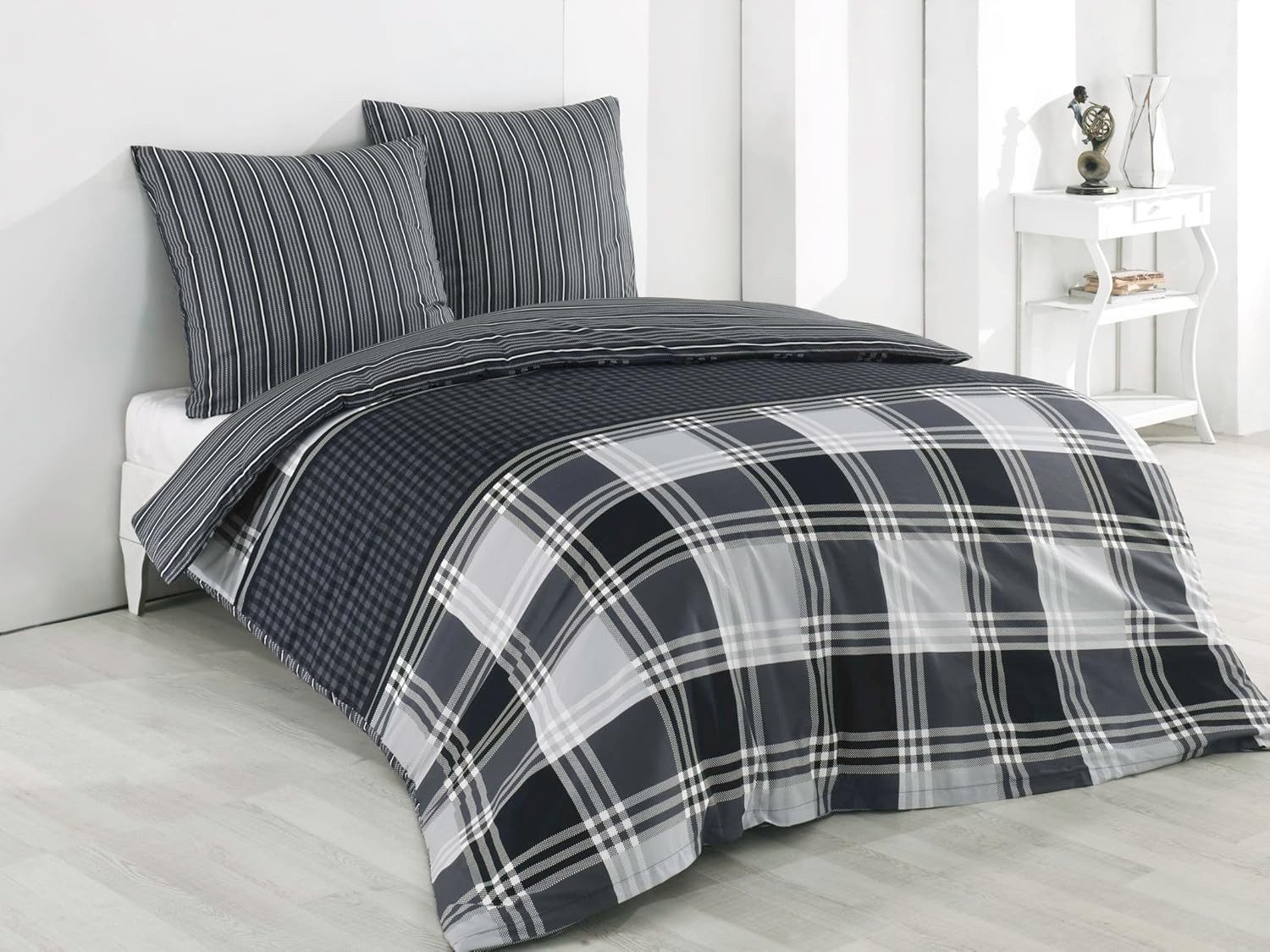 Buymax Bettwäsche Wendebettwäsche, Bettbezug-Set, 100% Baumwolle günstig online kaufen