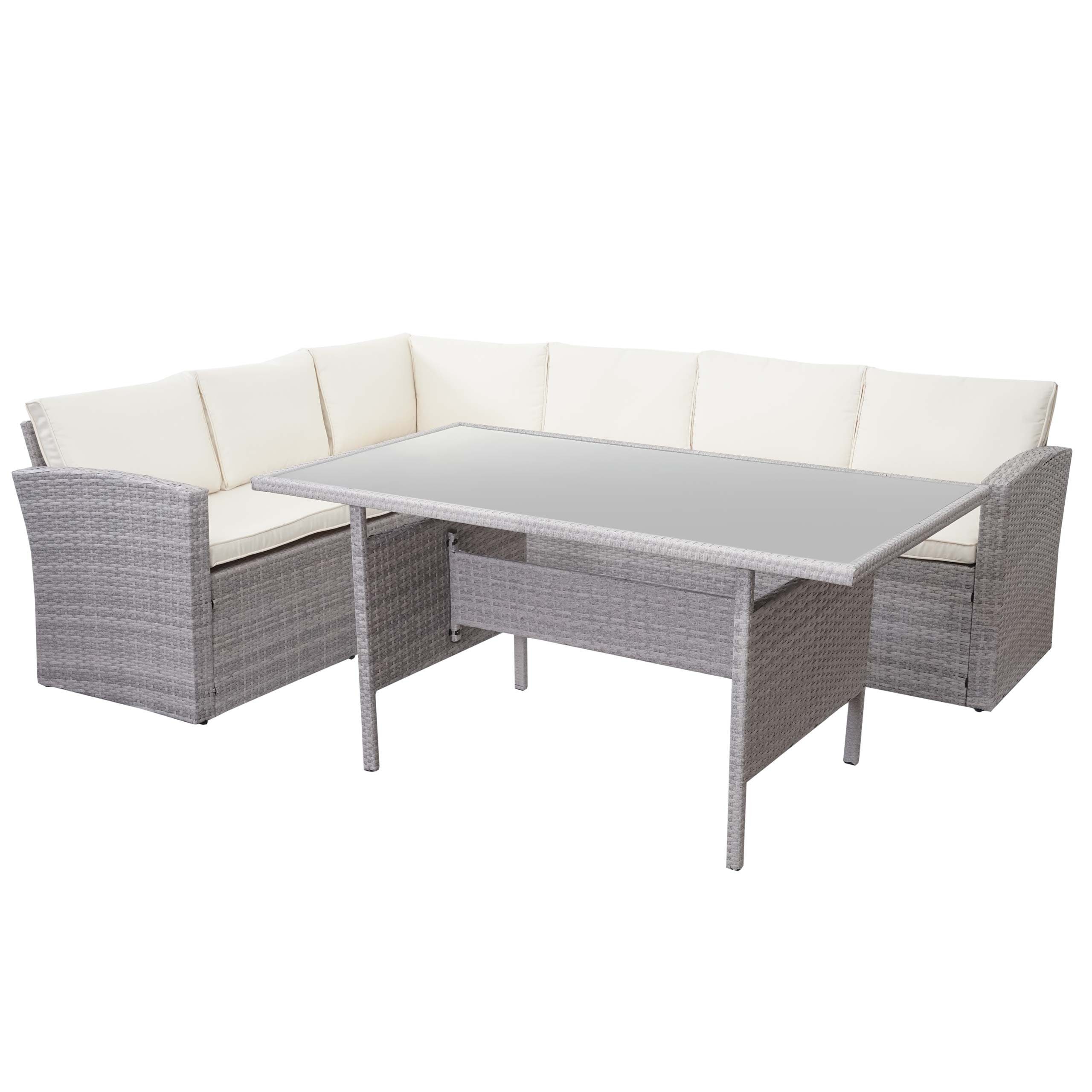 MCW Polstergarnitur MCW-A29, (3-tlg), Tisch verstärkt günstig online kaufen