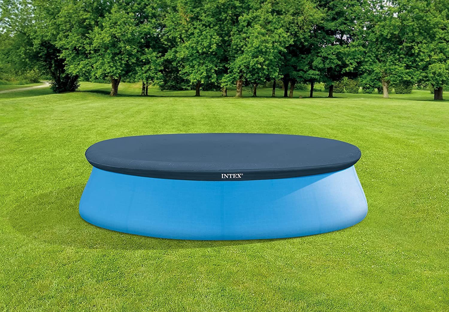 Thumbnail - Intex Pool-Abdeckplane Easy Set, für runde Quick-up-Pools, dunkelblau