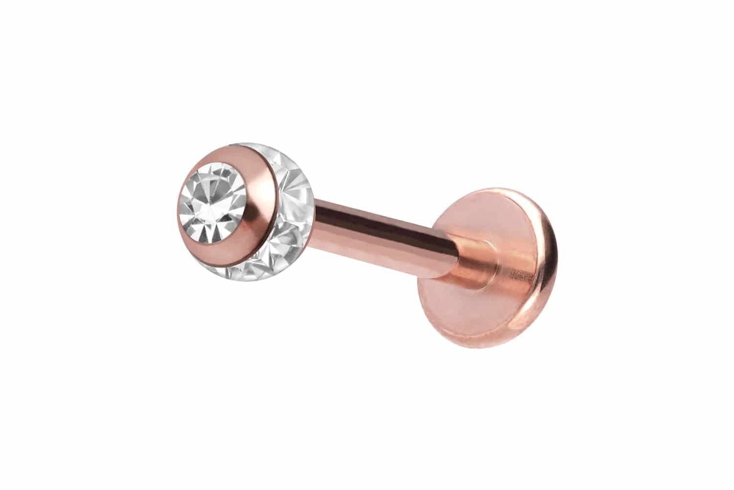 PIERCINGLINE Piercing-Set Chirurgenstahl Labret EPOXY-RING-KUGEL + günstig online kaufen