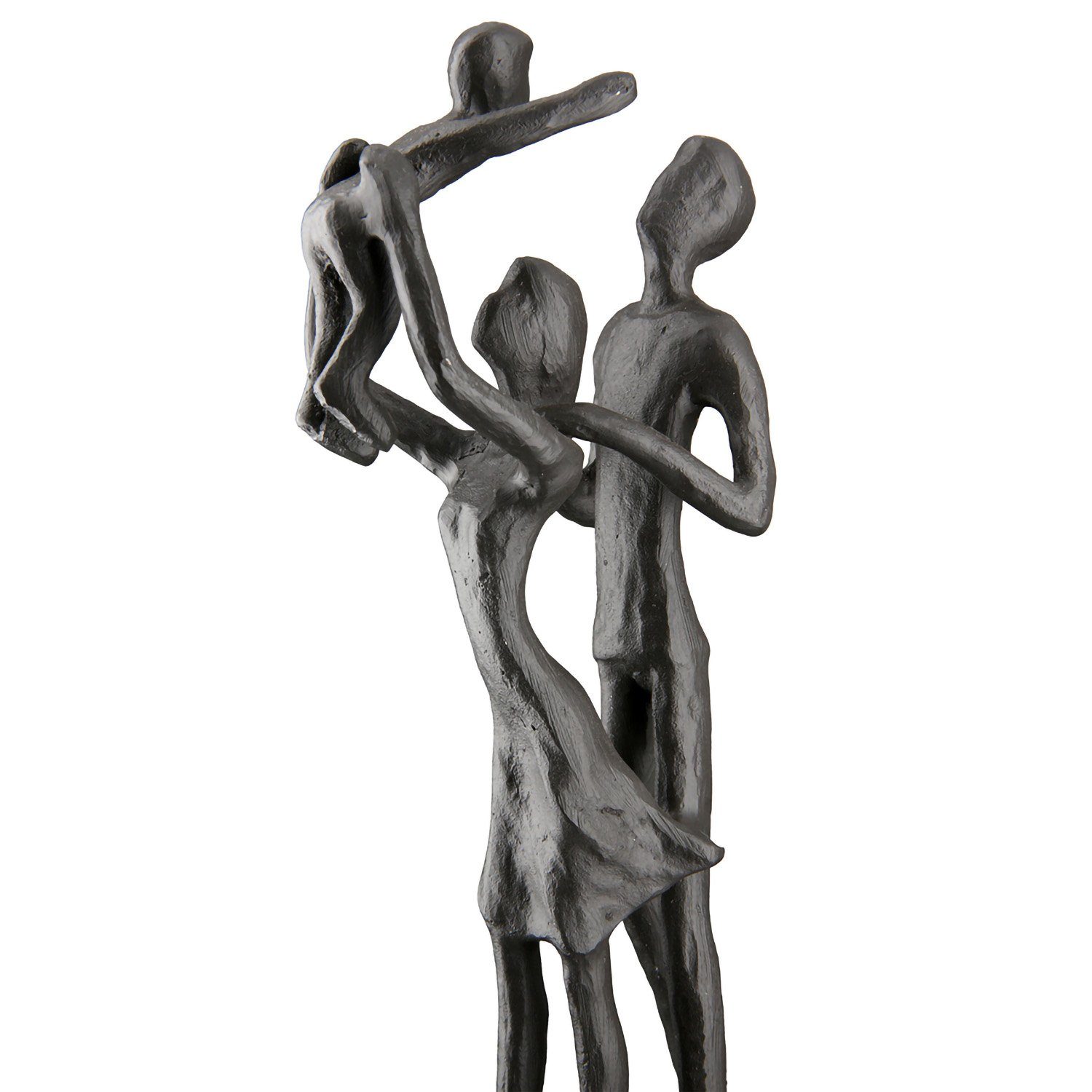 - Skulptur x x T. B. H. Dekofigur 20cm 5,5cm GILDE GILDE 9cm Familienglück - braun
