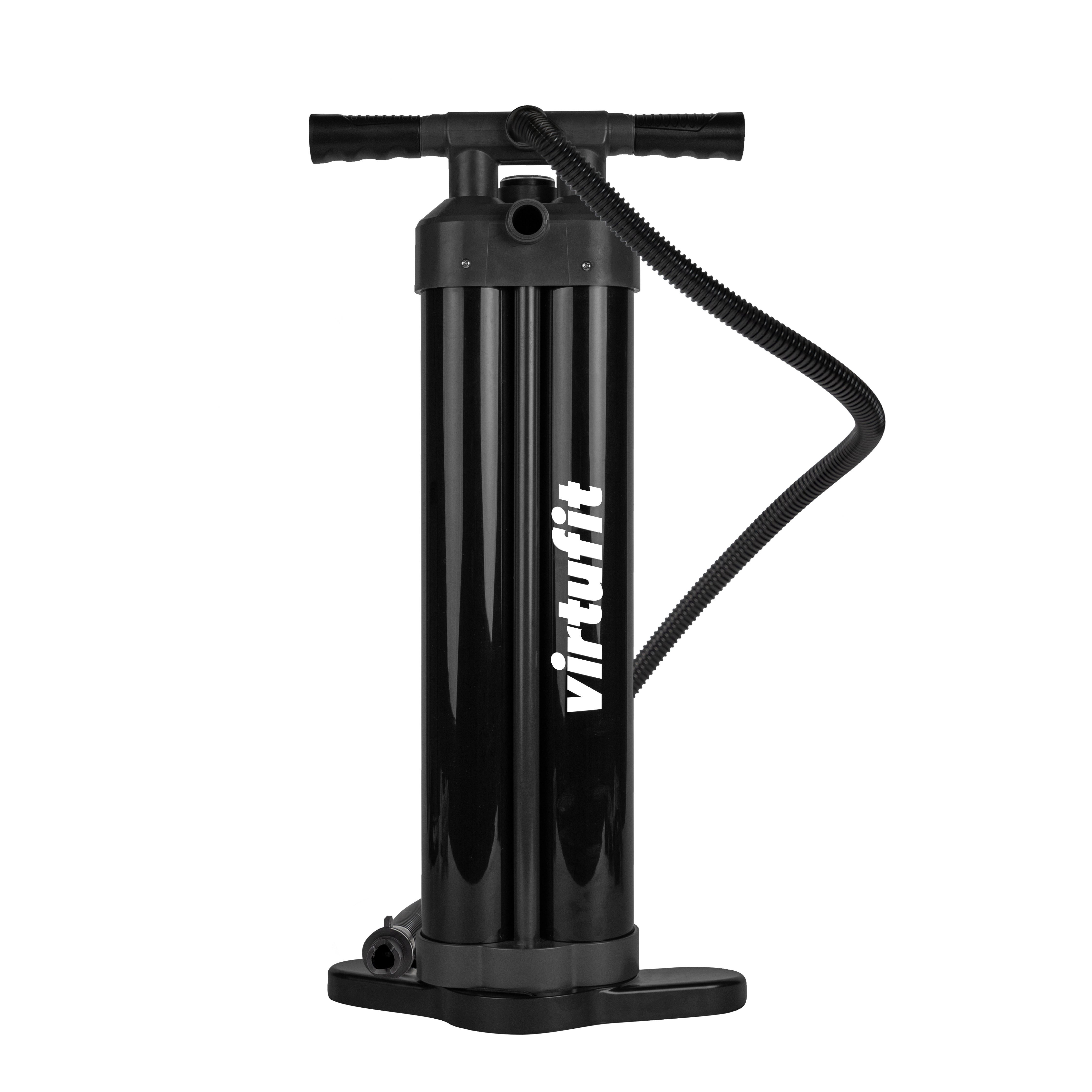 VirtuFit SUP-Pumpe VirtuFit Triple Action Pumpe 3-Stufen mit Druckmesser