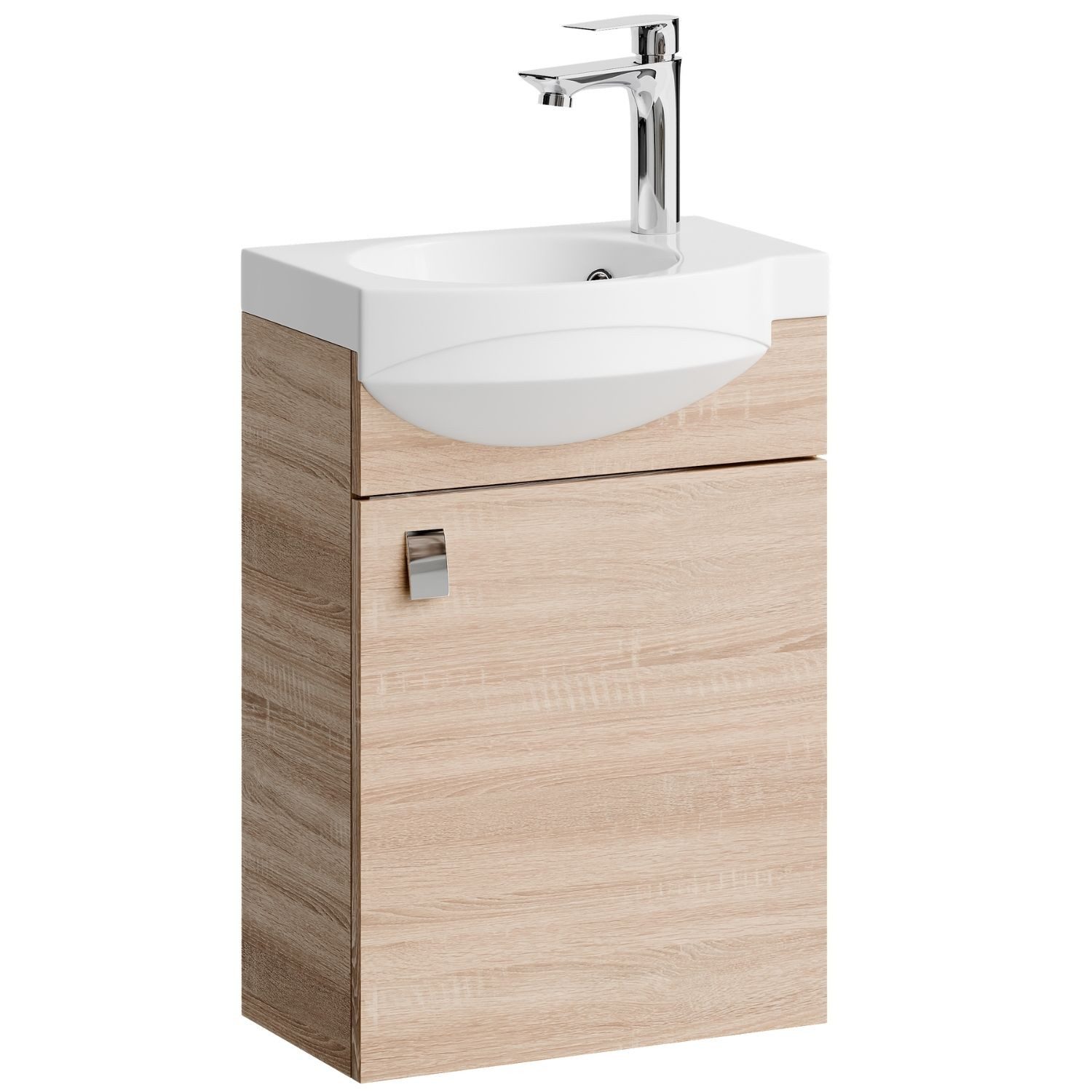 Planetmöbel Waschtisch Waschtischunterschrank 40cm Sonoma Eiche günstig online kaufen