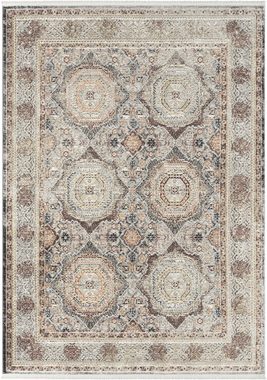 Teppich Noble Eleganter, Hochwertiger, traditioneller Vintage-Teppich, klassische Ornamente, Orient-Optik, Creme, 160 x 230 cm, the carpet, Rechteck