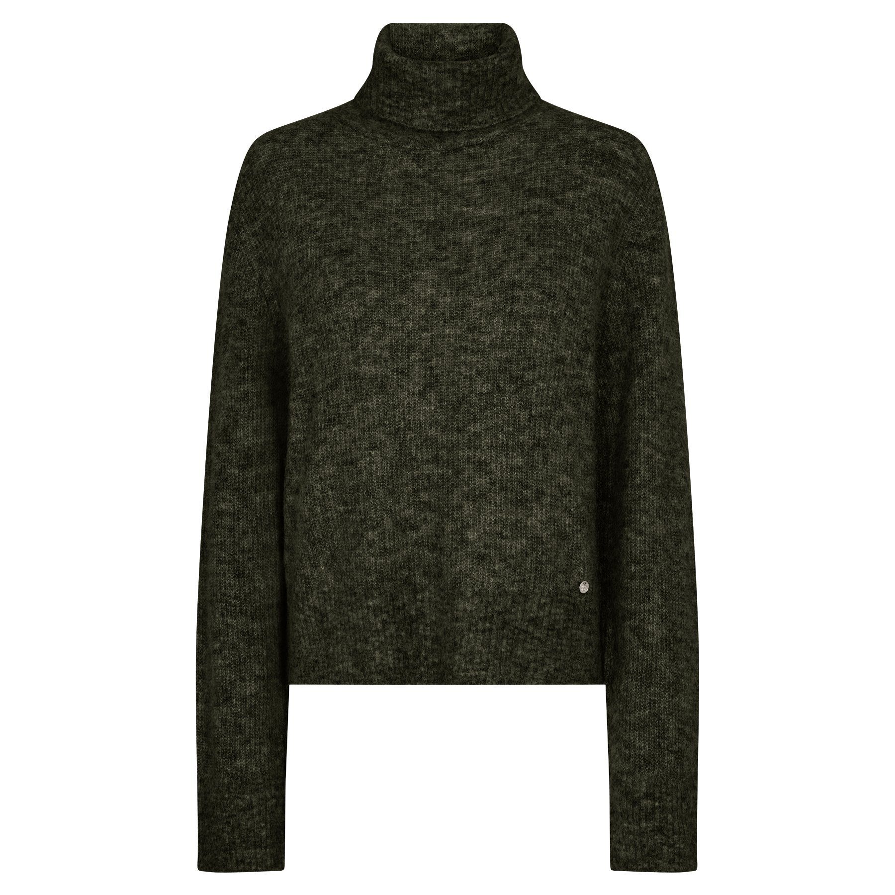 Mos Mosh Rollkragenpullover Rollkragen-Pullover AIDY mit Alpakawolle