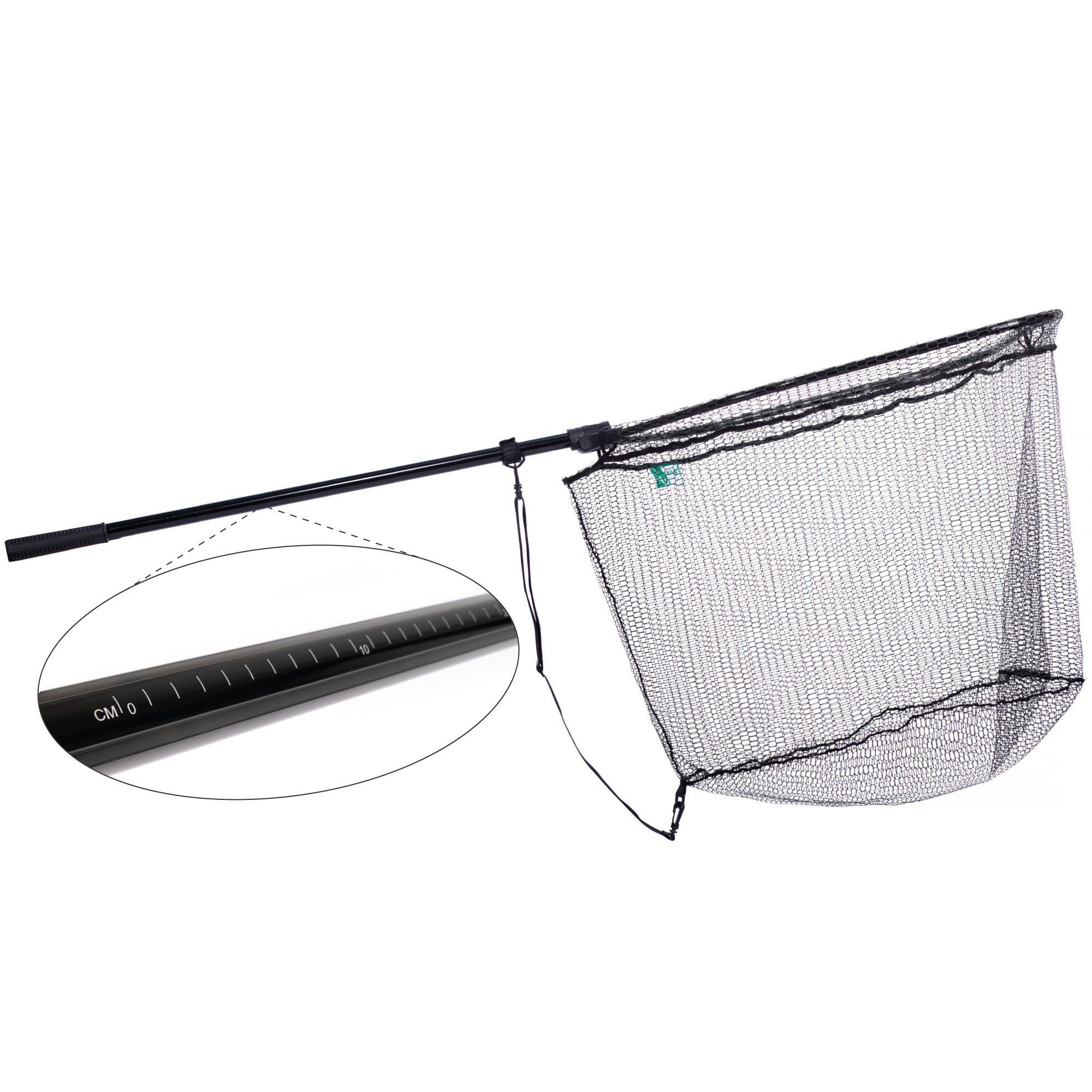 Angelkescher Raubfisch-Kescher mit gummiertem Netz 70 x 60 x 60 cm