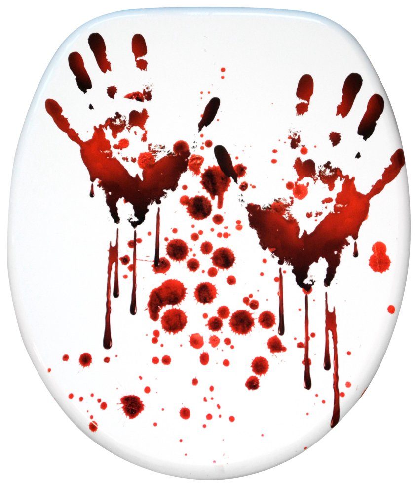 Sanilo WC-Sitz Blood Hands, mit Absenkautomatik günstig online kaufen