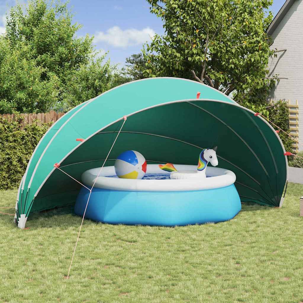 vidaXL, Pool-Dome Blau 592 x 590 x 275 cm