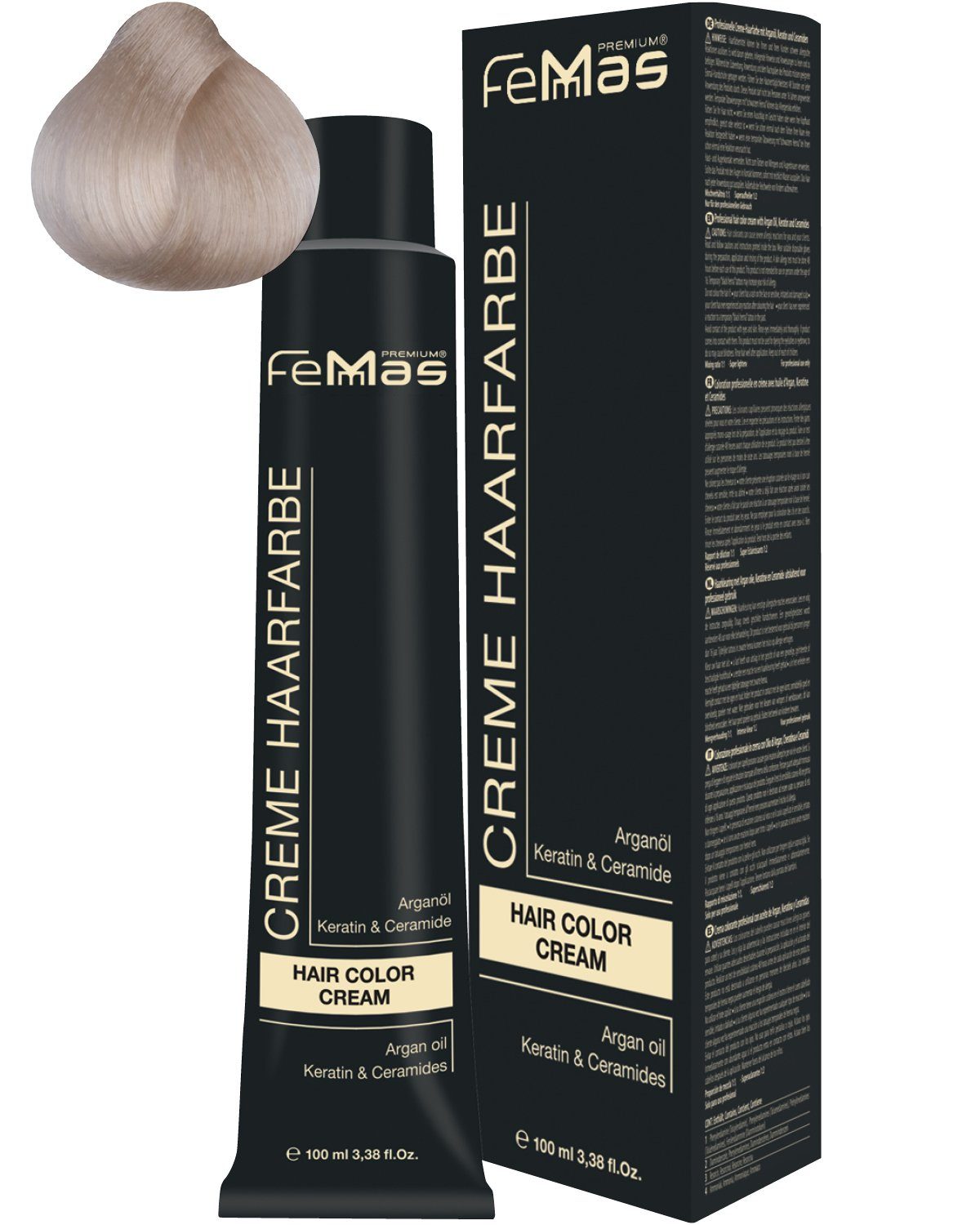 Femmas Premium Haarfarbe Femmas Hair Color, 1-tlg., Profi-Qualität von Femmas Premium