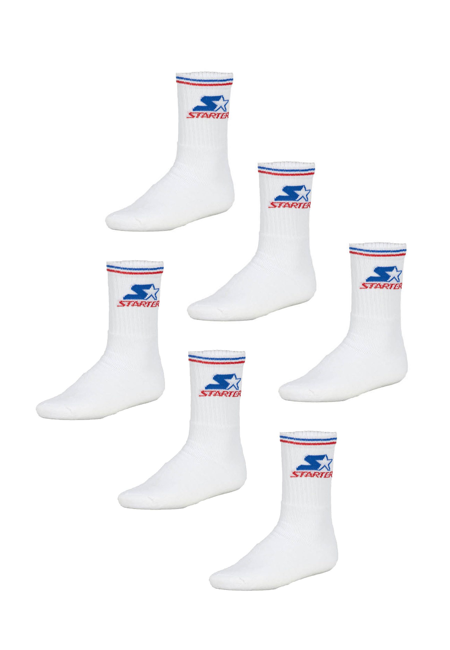 Starter Носки Tennissocken 6er Pack Herren Baumwolle mit Logo (6-Paar)