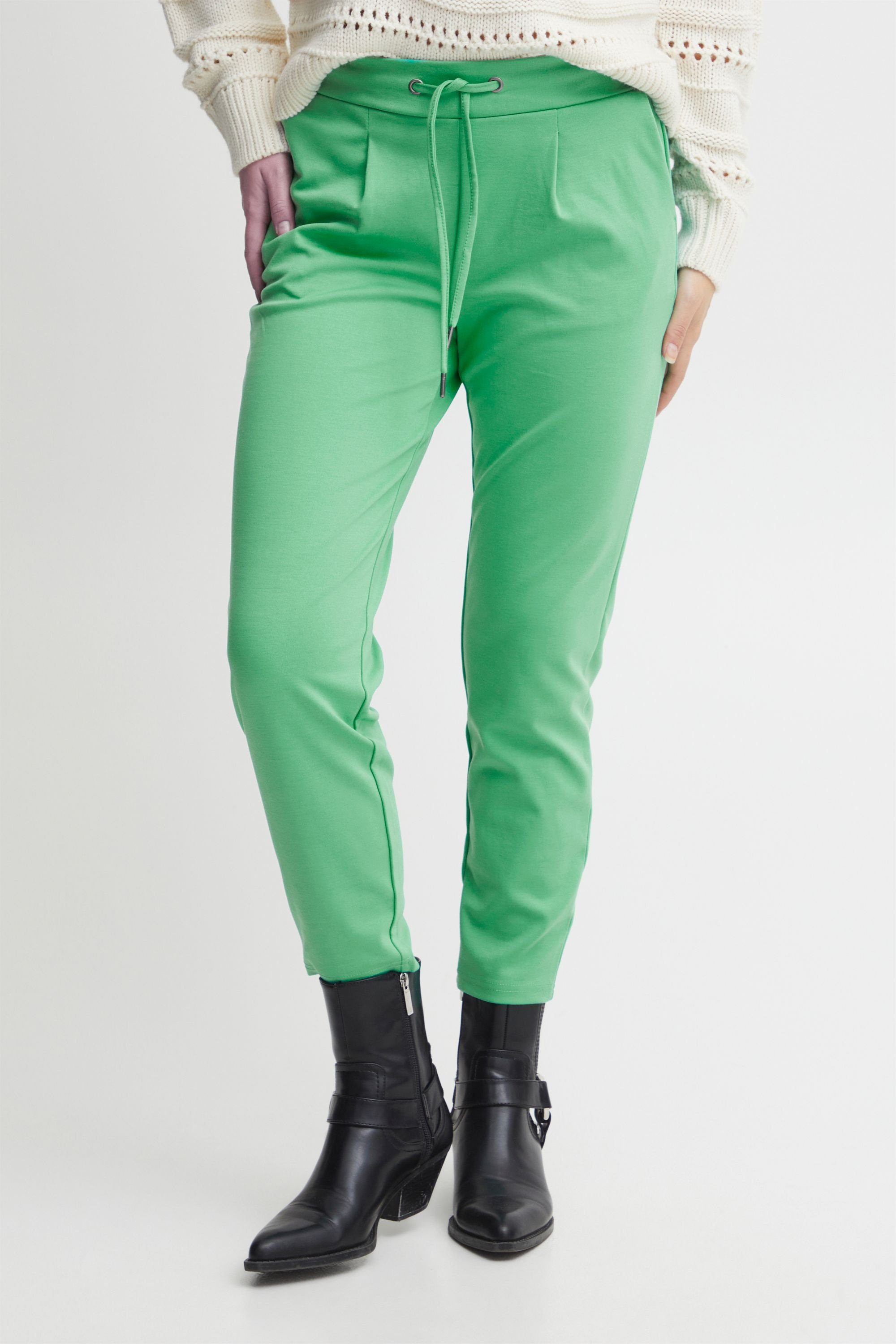 b.young Stoffhose BYRizetta crop pants - 20803903 Ming Green (165930)