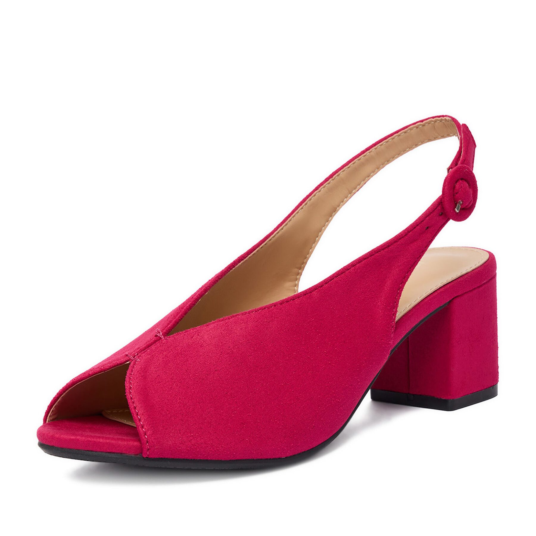 Jenny Jenny Damensandalen Pink JENNY-CEO-LS6019-01 Pink Dunkel Sandale – Bild 5 von 5