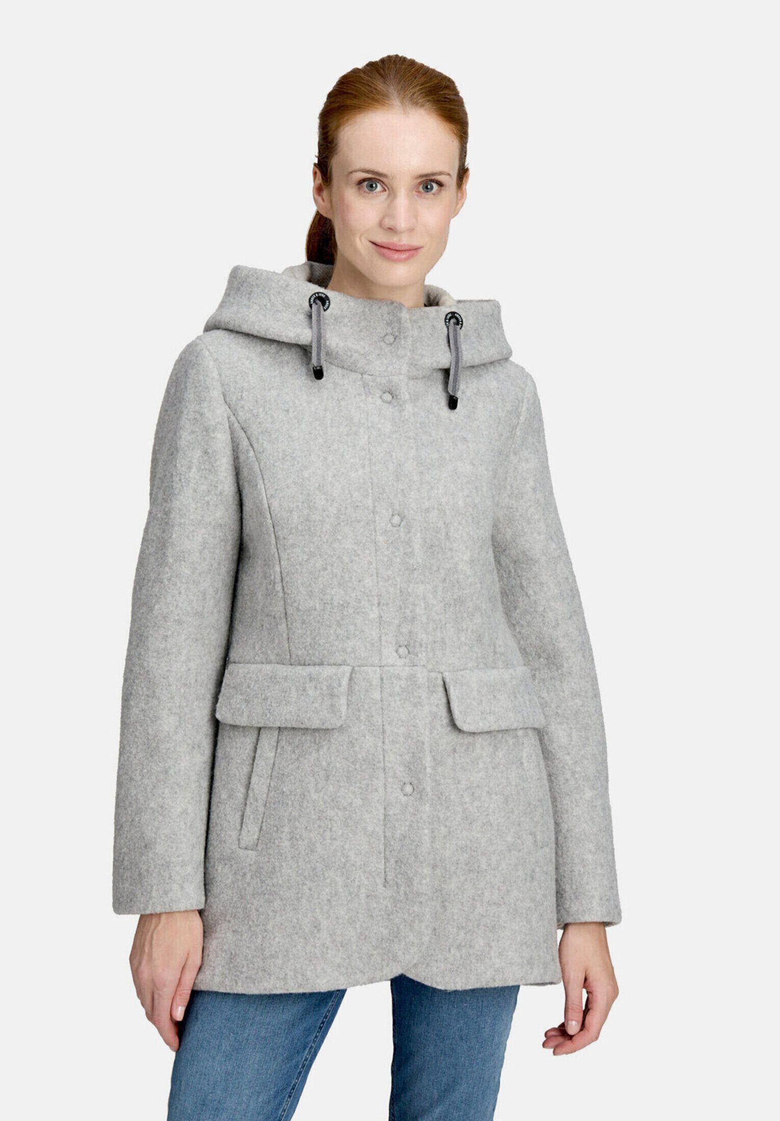 Amber & June Winterjacke Damen mit Kapuze
