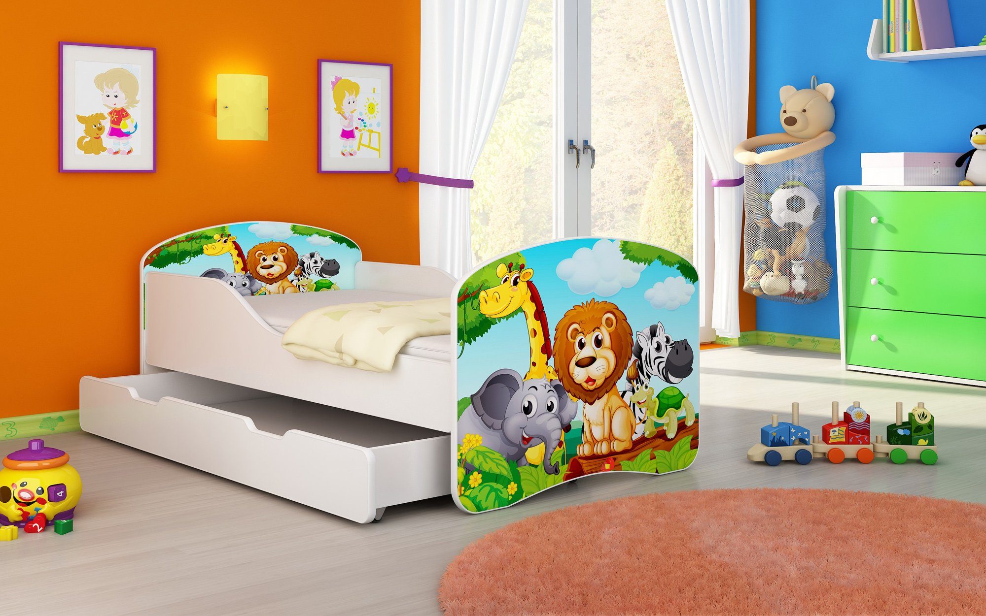Baidani Kinderbett Luna, inkl. Matratze, Schublade günstig online kaufen