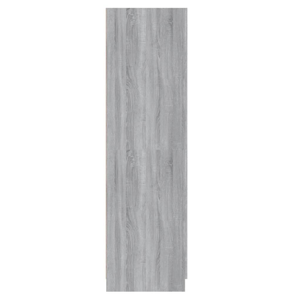 Grau Sonoma cm 80x52x180 Kleiderschrank Holzwerkstoff furnicato (1-St)