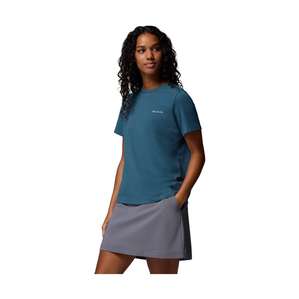 Columbia Kurzarmshirt Sun Trek Short Sleeve II Leichtes Damen-Shirt mit schweißableitender Omni-Wick™-Technologie