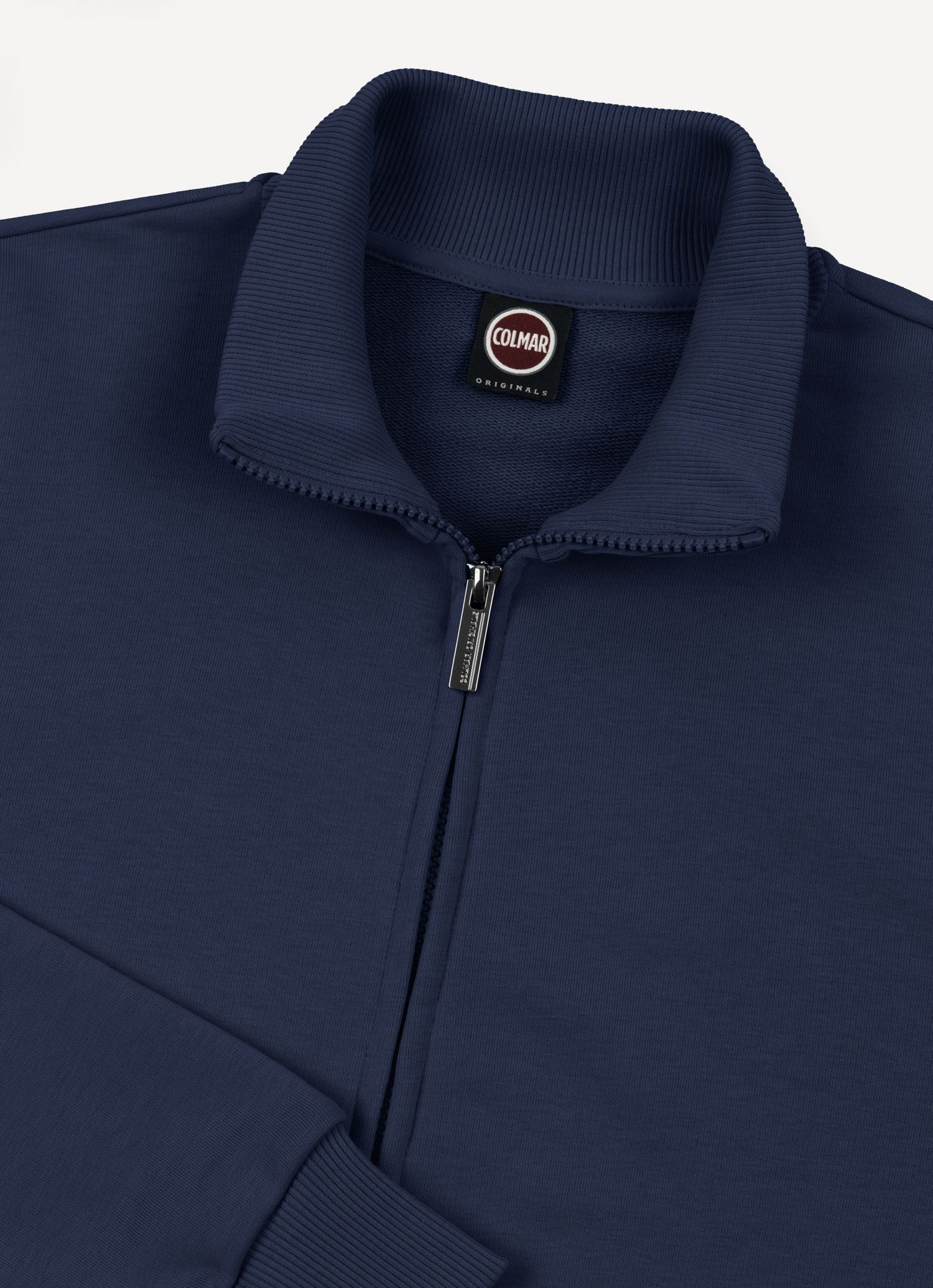 Colmar Sweatjacke MENS SWEATJACKET mit geripptem Stehkragen, aus Baumwolle, Regular Fit