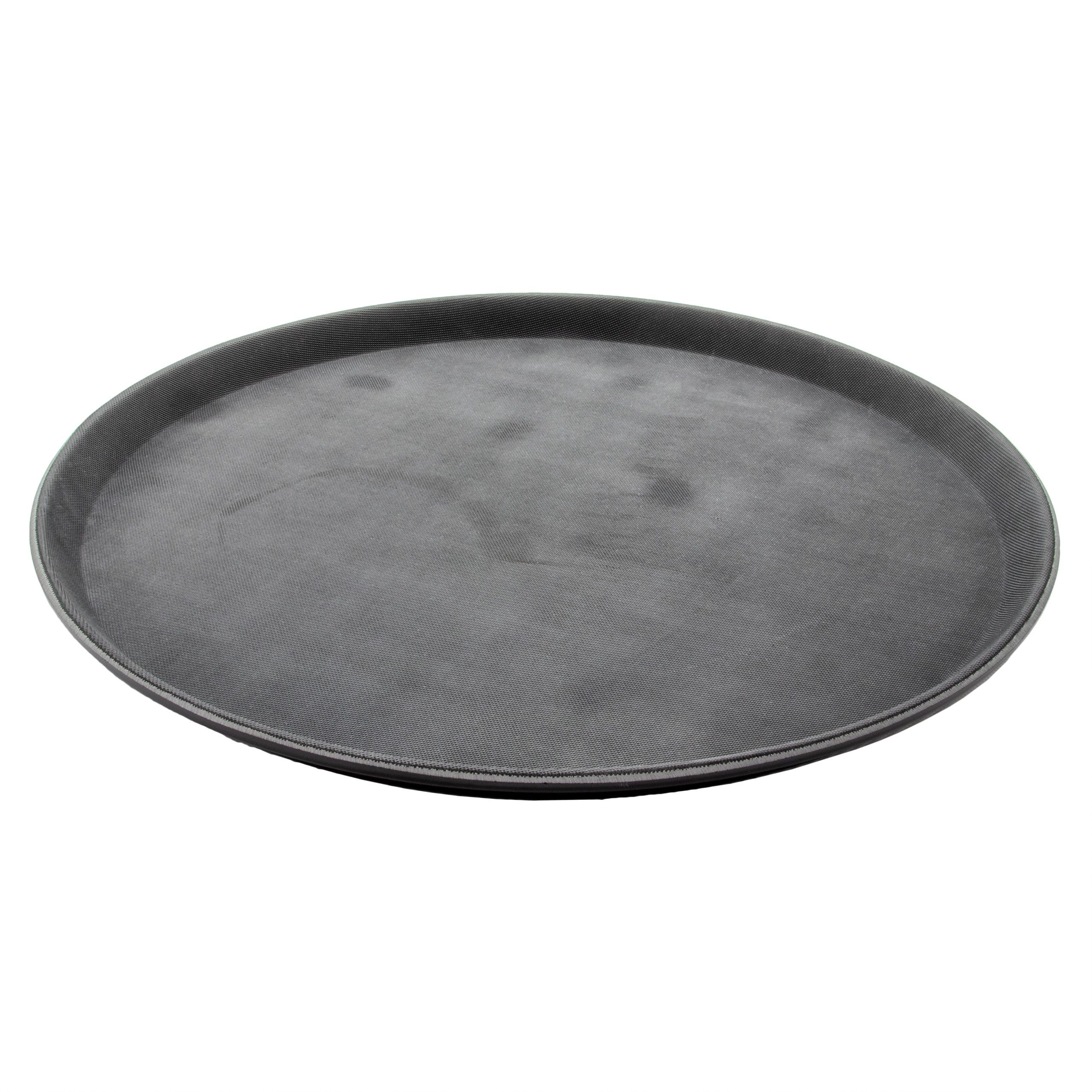 AcMax Servierschale Gastrotablett rund 40,5 cm Durchmesser Tablett Antirutsch beschichtet, (1-tlg)