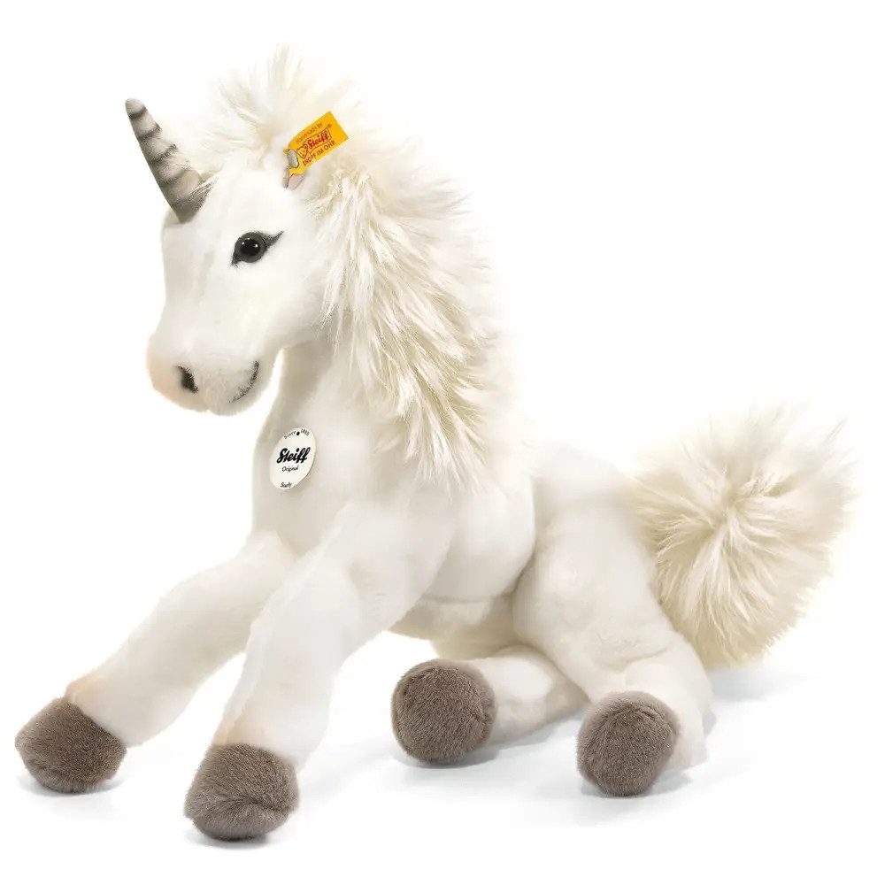 Steiff Kuscheltier Steiff Starly Schlenker Einhorn, weiß, 35 cm