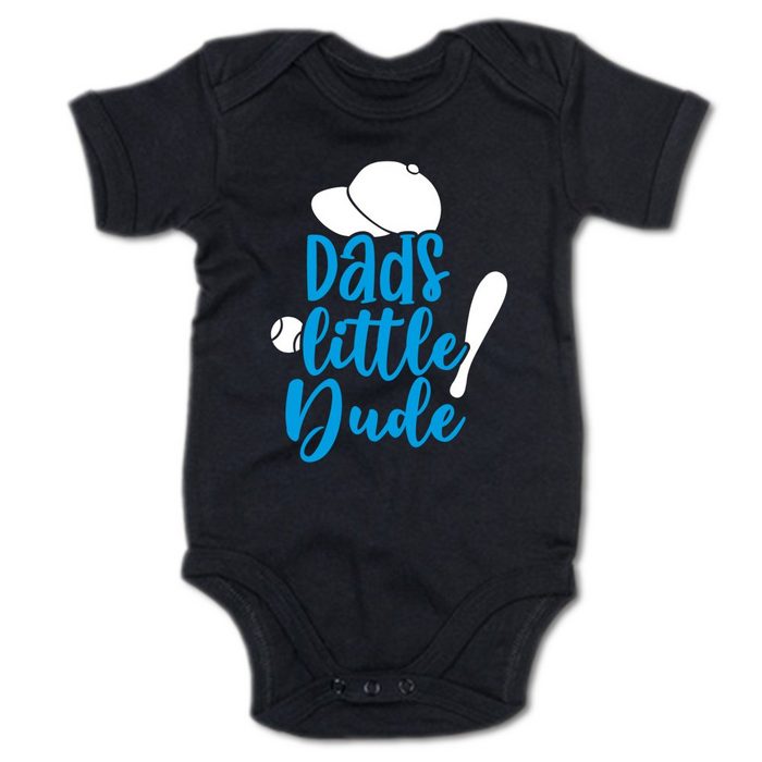 G-graphics Kurzarmbody Baby Body - Dads little Dude mit Spruch / Sprüche • Babykleidung • Geschenk zum Vatertag / zur Geburt / Taufe / Babyshower / Babyparty • Strampler