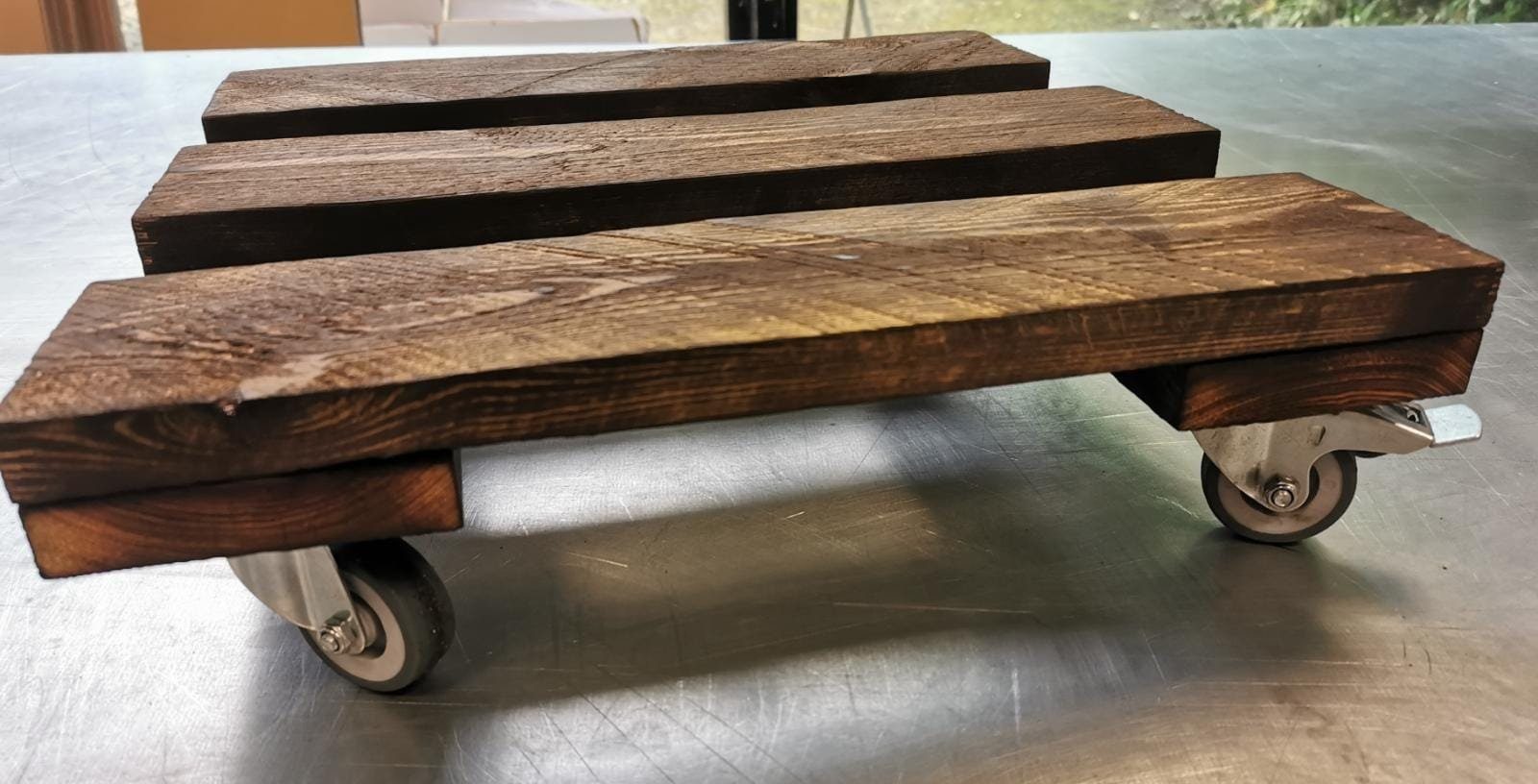 Schlögel Pflanzenroller Pflanzenroller Pflanzenroller Nostalgie -N200 Belastung bis 200kg, leise und bodenschonende Lenkrollen Thermoplastisches Gummi (TPE)