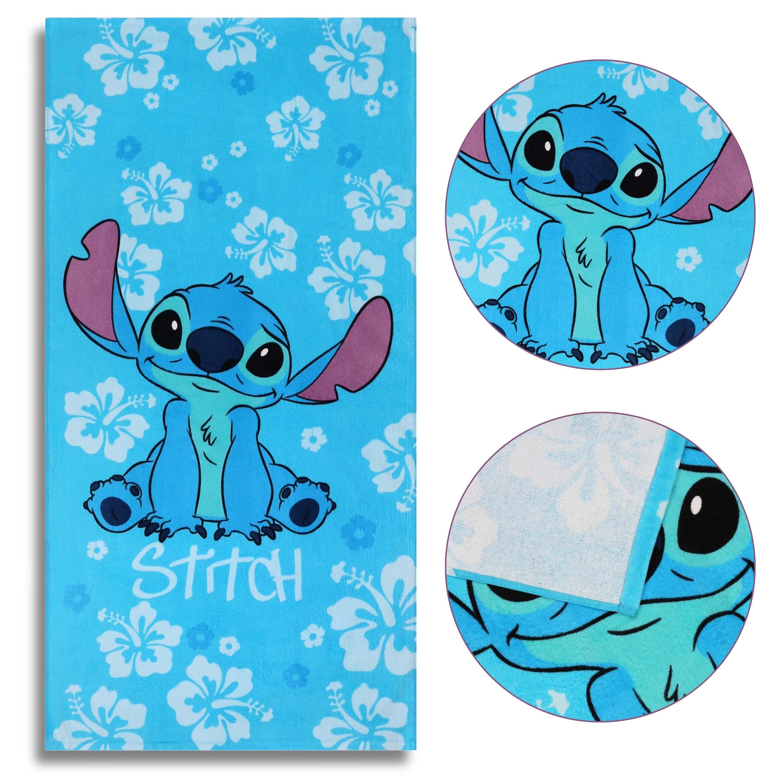 Sarcia.eu Badetücher DISNEY Stitch Baumwollbadetuch, Kinderbadetuch günstig online kaufen