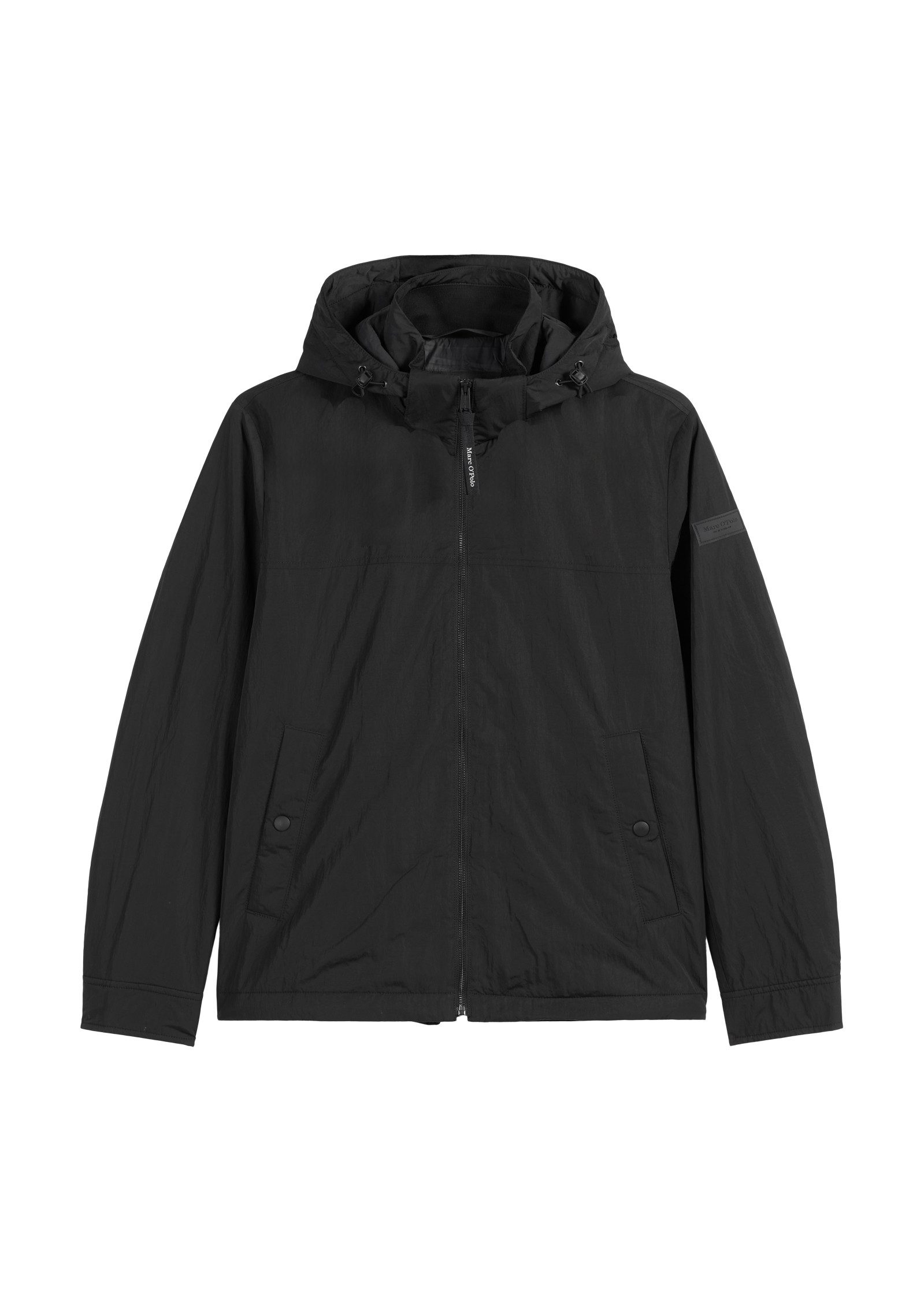 Outdoorjacke mit abnehmbarer Kapuze